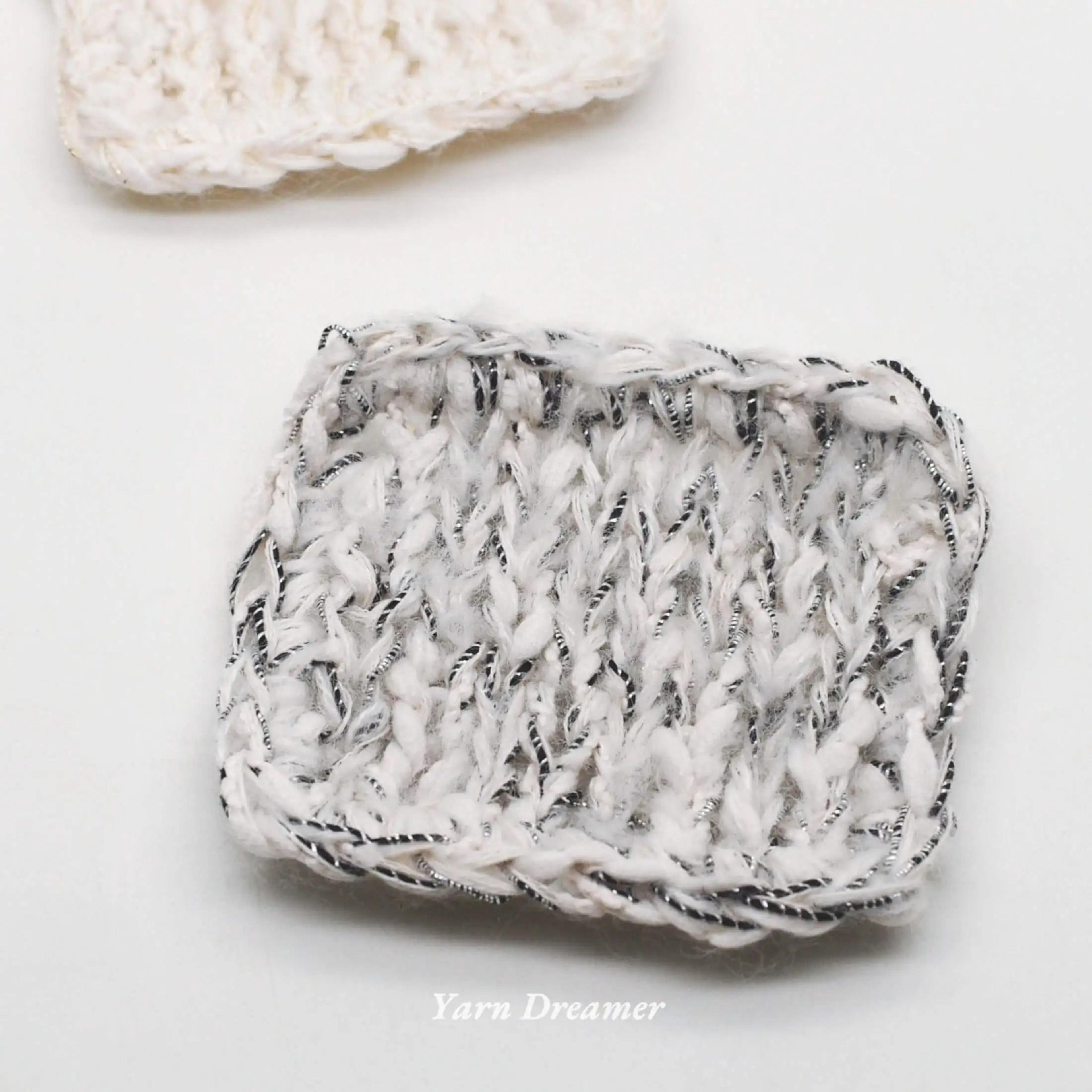 Luxury Tweed Sequin Yarn For Crochet Bags Knitting  DIY Crafts 5