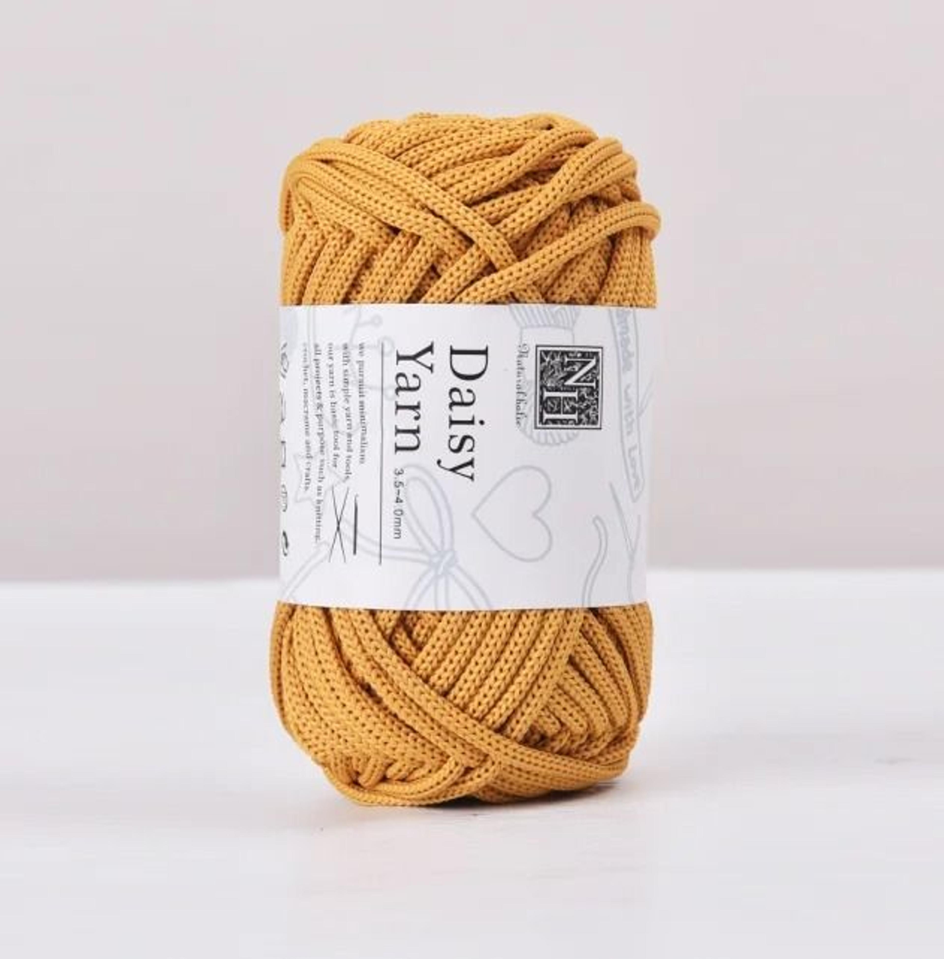 4mm Polyester Tube Yarn 40 Yd For Crochet Bags Rugs  DIY Crafts 6