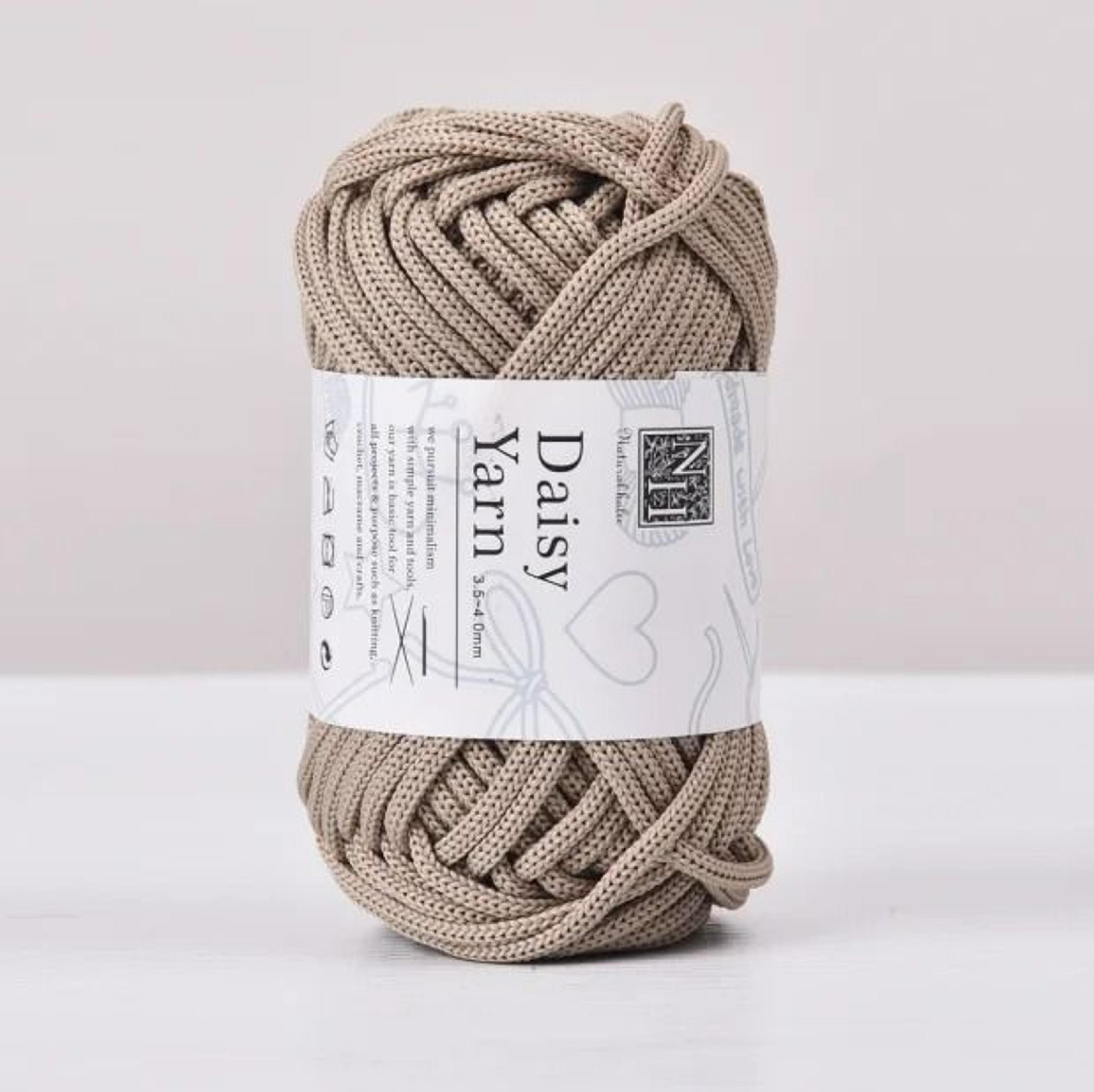 4mm Polyester Tube Yarn 40 Yd For Crochet Bags Rugs  DIY Crafts 8