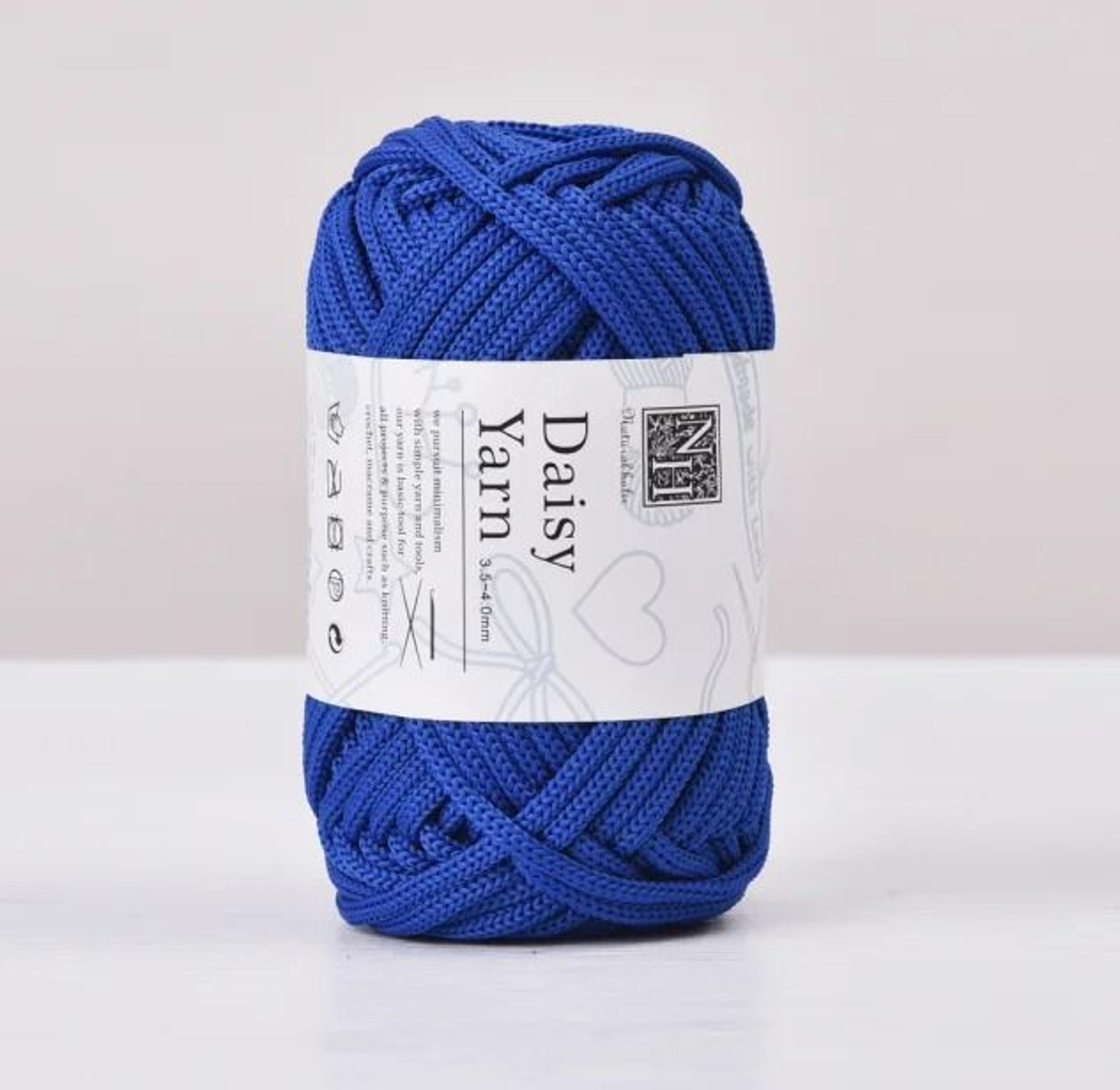 4mm Polyester Tube Yarn 40 Yd For Crochet Bags Rugs  DIY Crafts 20