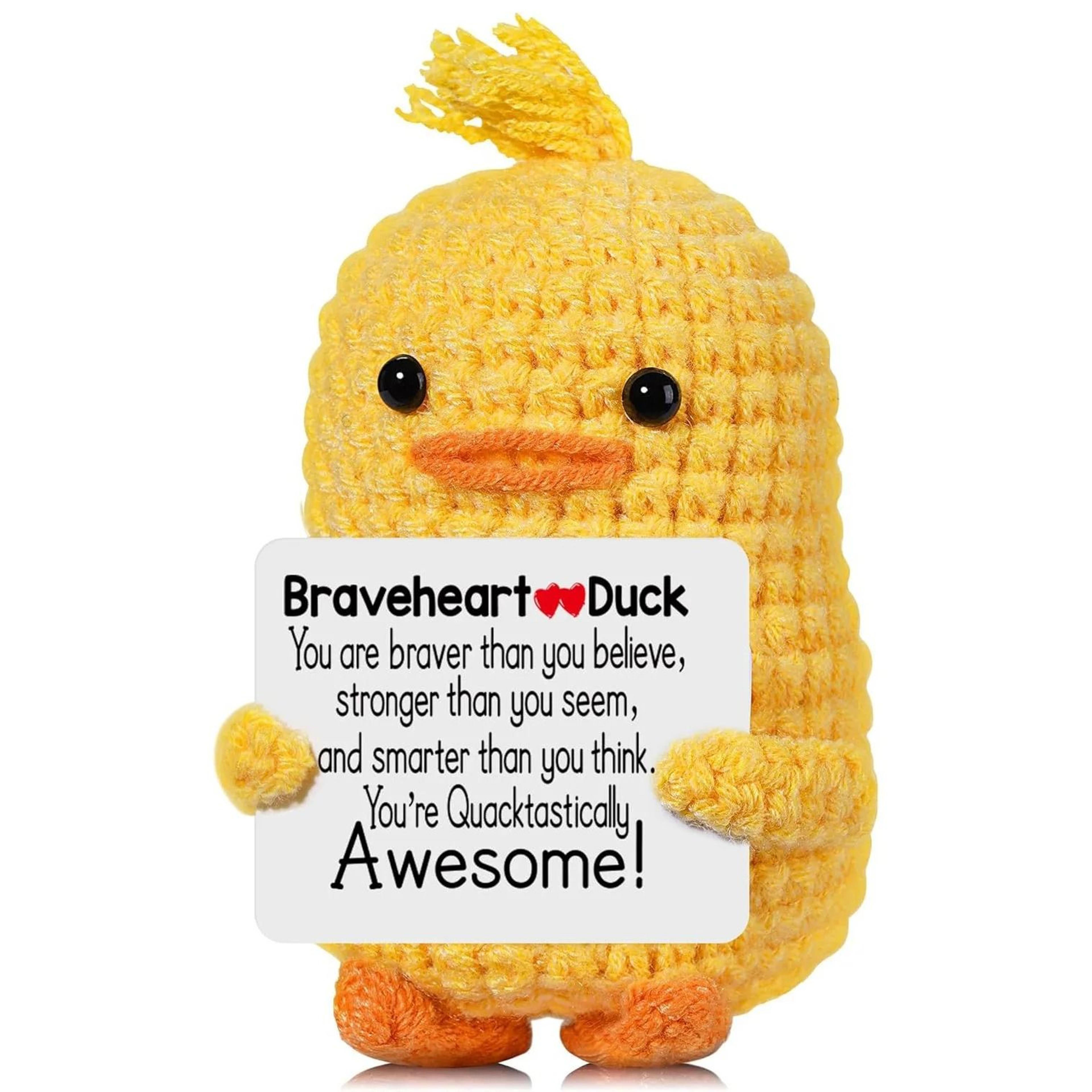 Positive Energy Crochet Doll Handmade Amigurumi Desk Decor  Gift 23