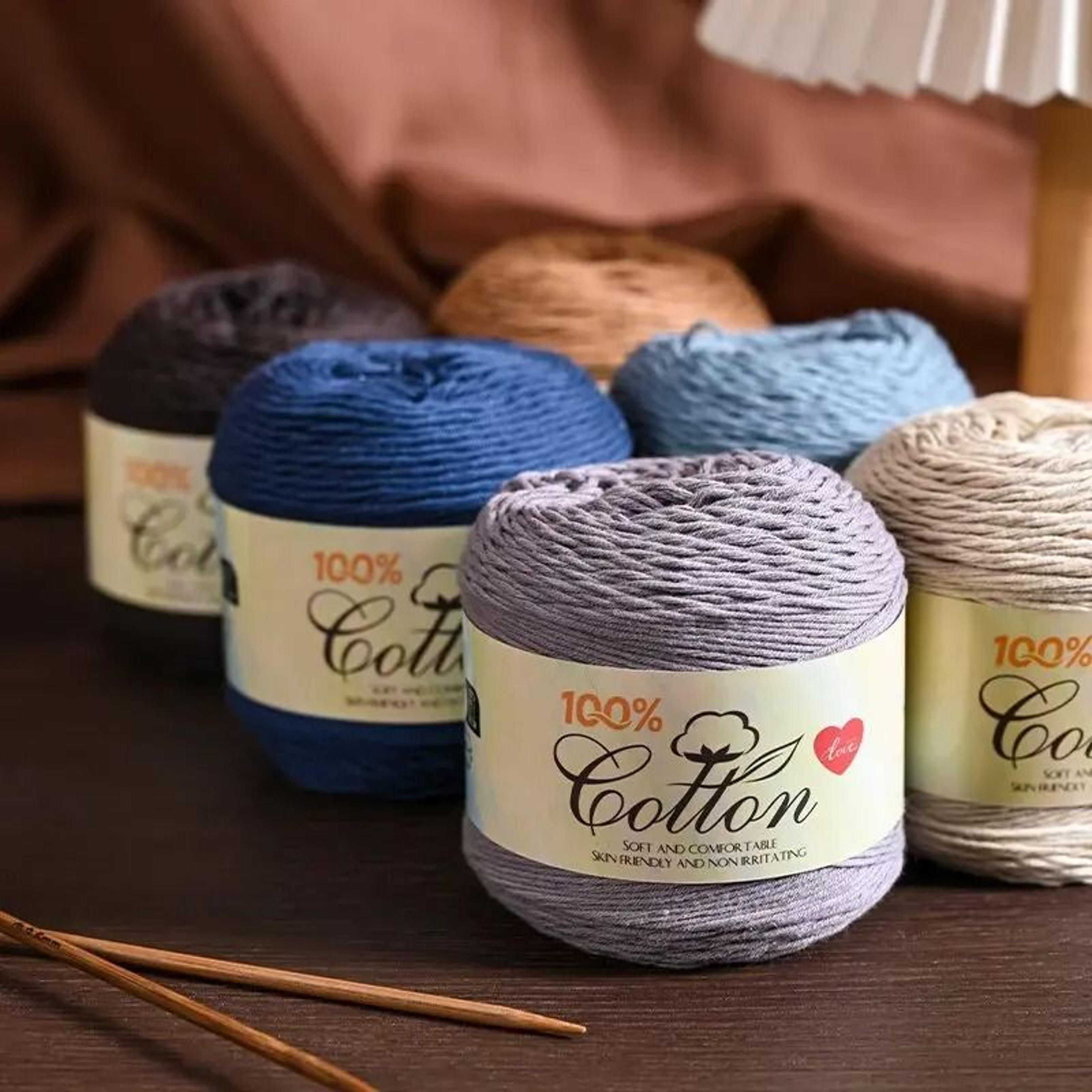 Pure Cotton Cake Yarn For Crochet Knitting  Handmade Spring Summer Crafts 3