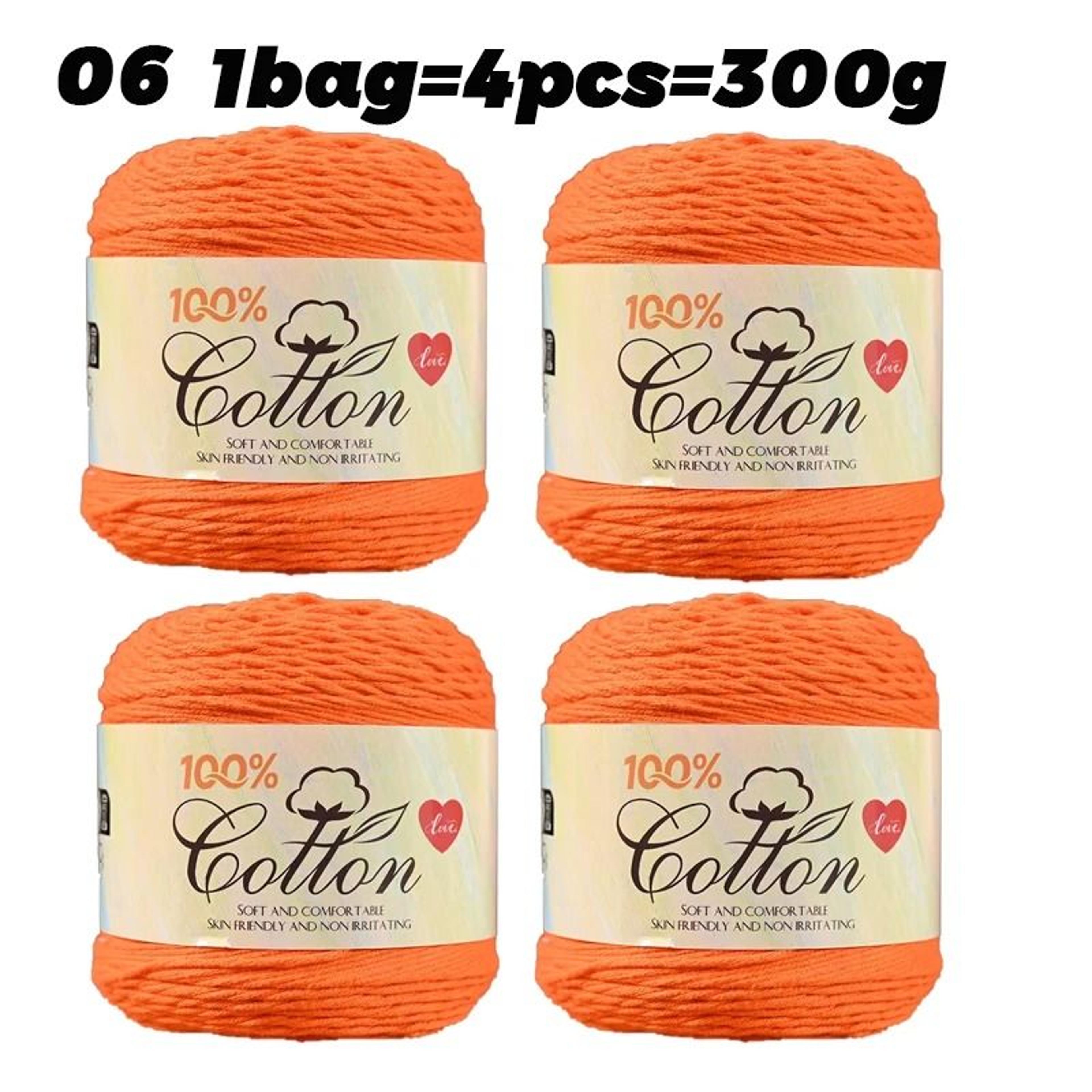 Pure Cotton Cake Yarn For Crochet Knitting  Handmade Spring Summer Crafts 10