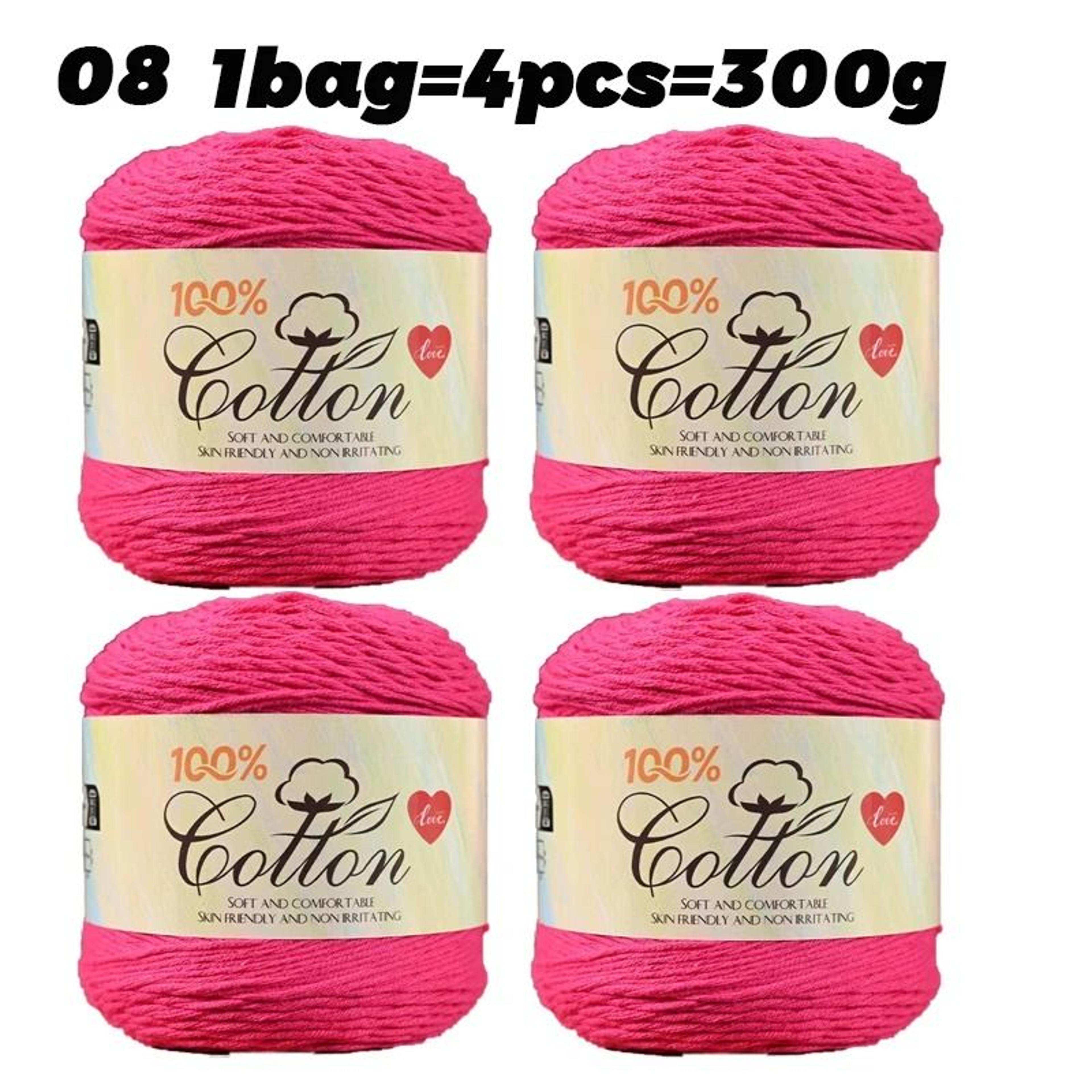 Pure Cotton Cake Yarn For Crochet Knitting  Handmade Spring Summer Crafts 14