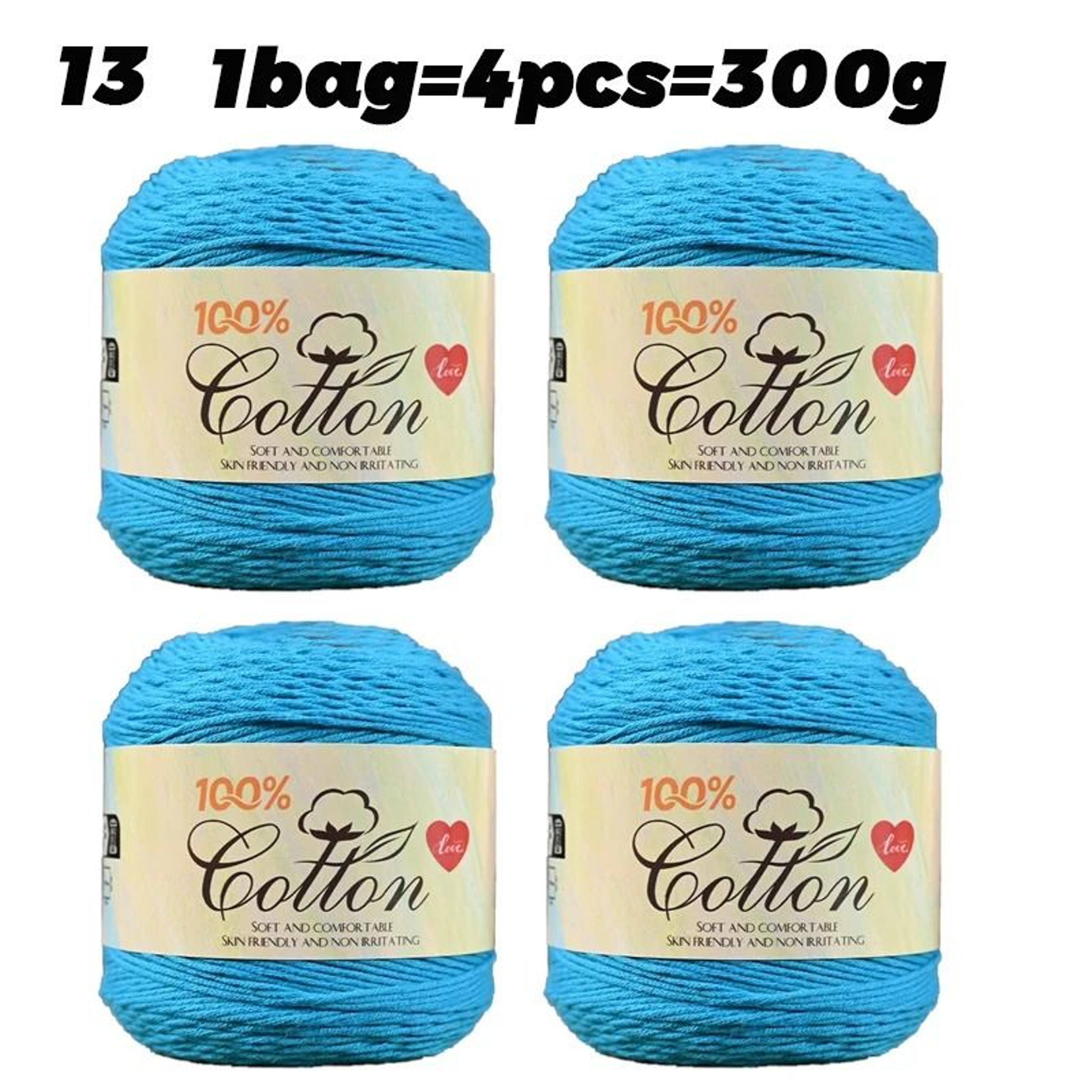 Pure Cotton Cake Yarn For Crochet Knitting  Handmade Spring Summer Crafts 8