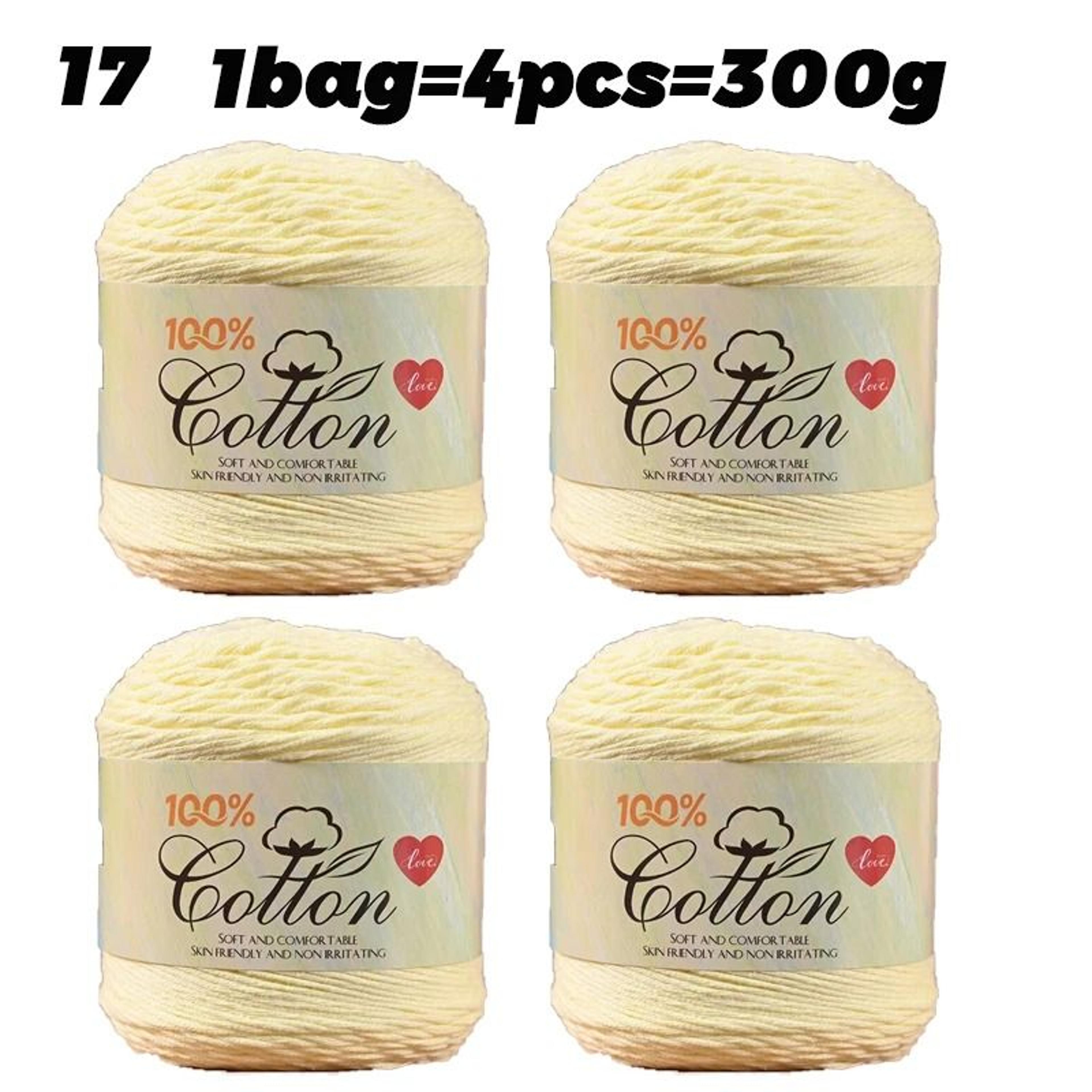 Pure Cotton Cake Yarn For Crochet Knitting  Handmade Spring Summer Crafts 21