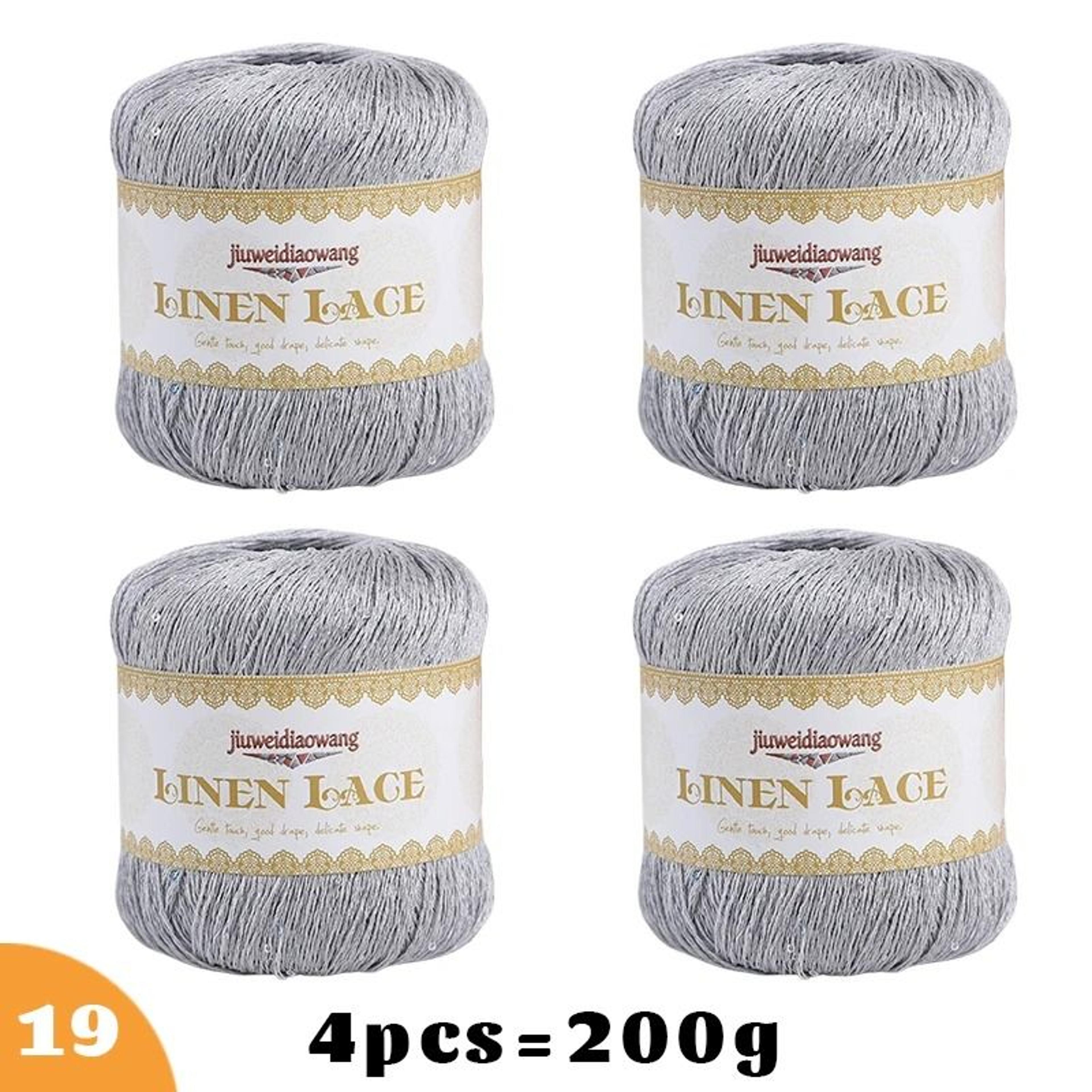 Sequin Lace Yarn For Knitting And Crochet Lightweight Summer Yarn For Sweaters Shawls Scarves 25