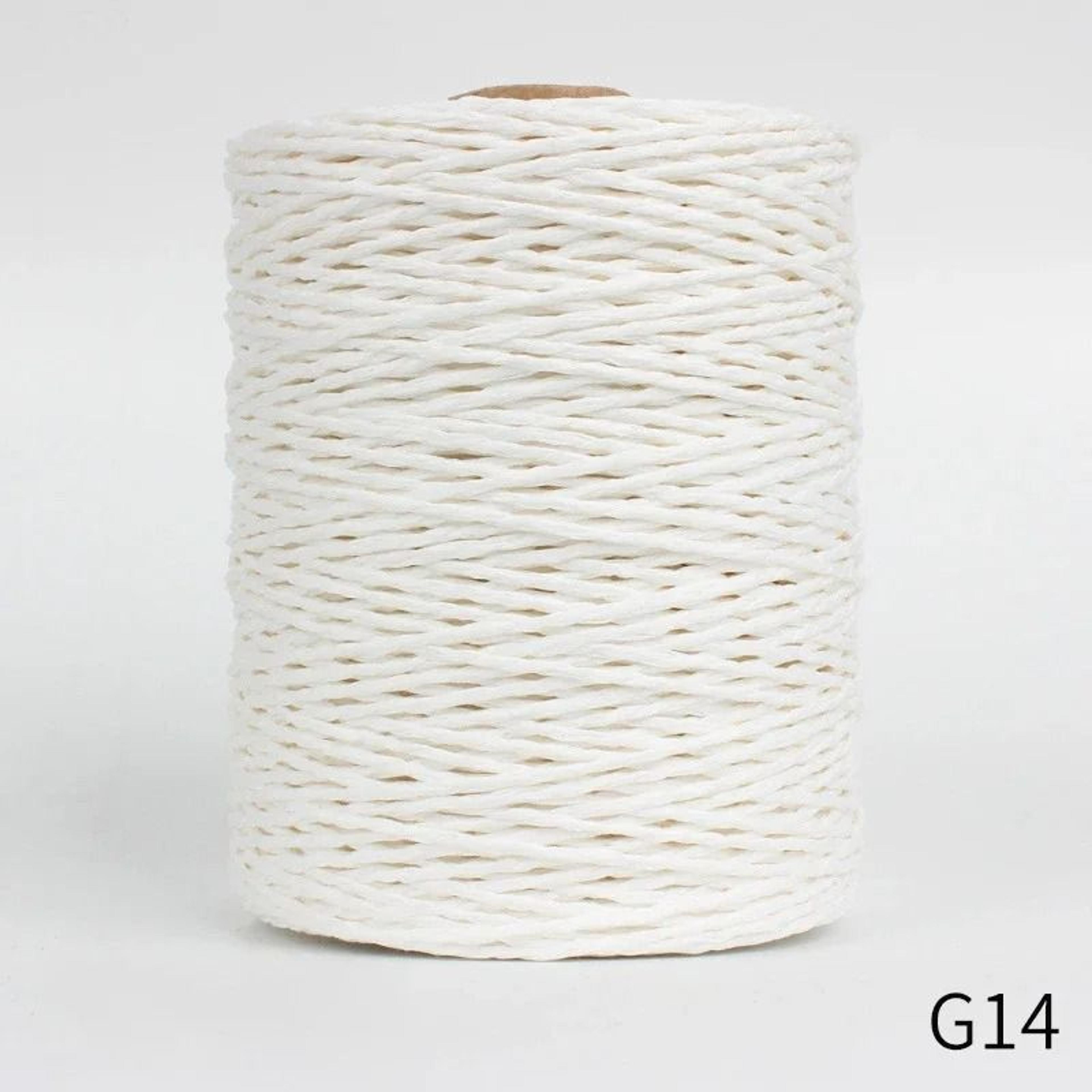 Natural Raffia Straw Yarn 306 To 328 Yd Colorful Crochet Yarn For Summer Hats Bags And Basket Weavi 11