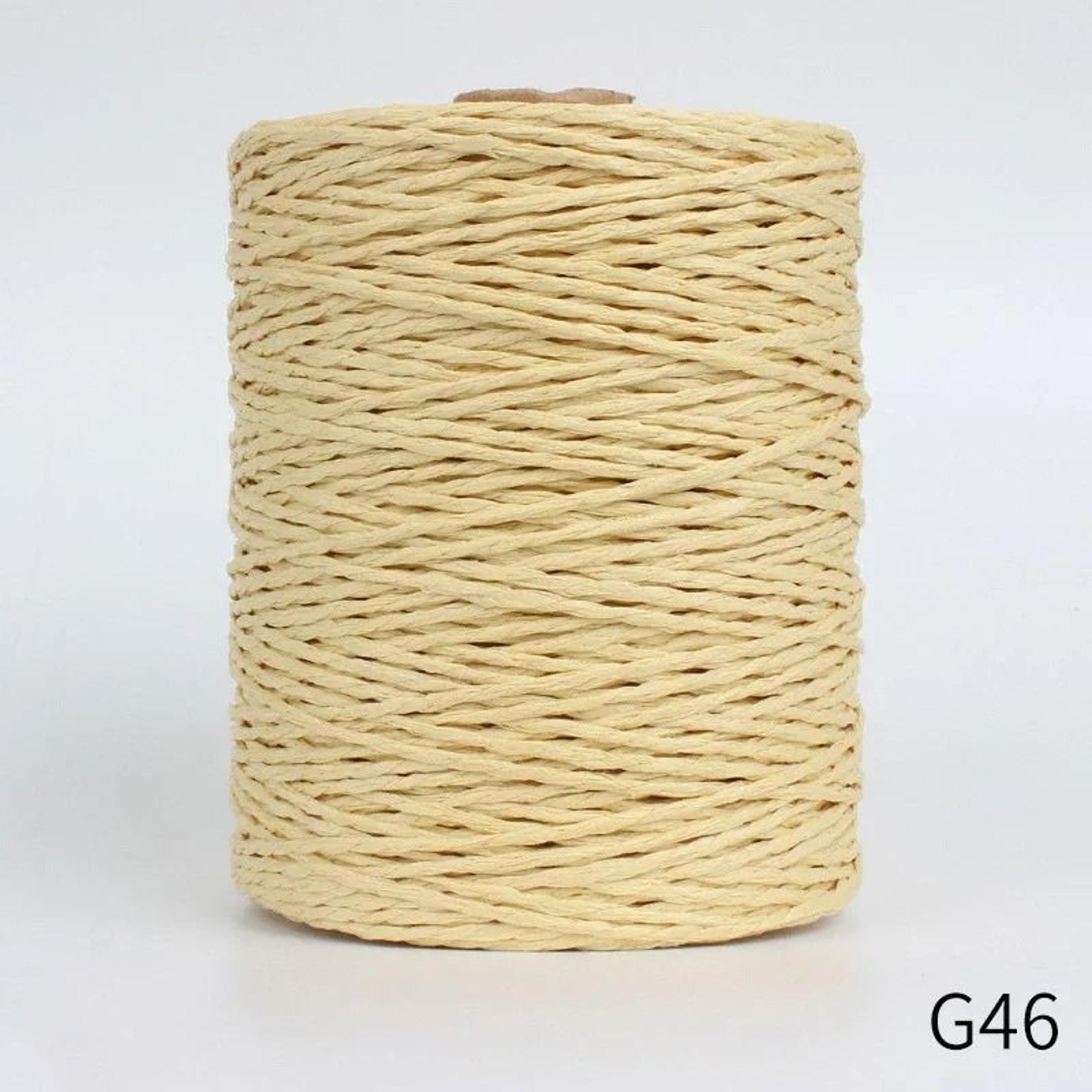 Natural Raffia Straw Yarn 306 To 328 Yd Colorful Crochet Yarn For Summer Hats Bags And Basket Weavi 18