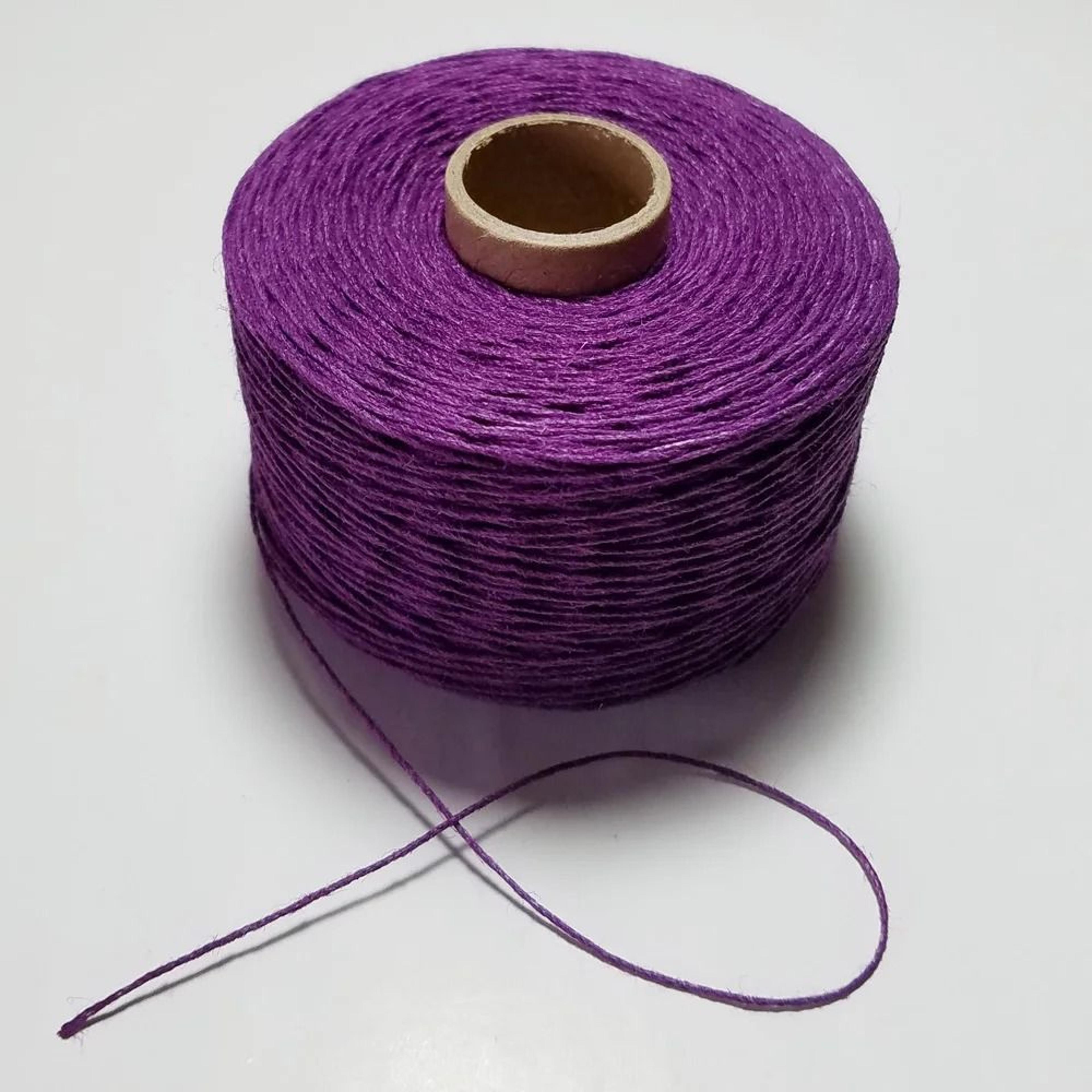 219 Yd Pure Ramie Twine Cord Natural Craft Thread For Crochet Weaving And DIY Projects 2