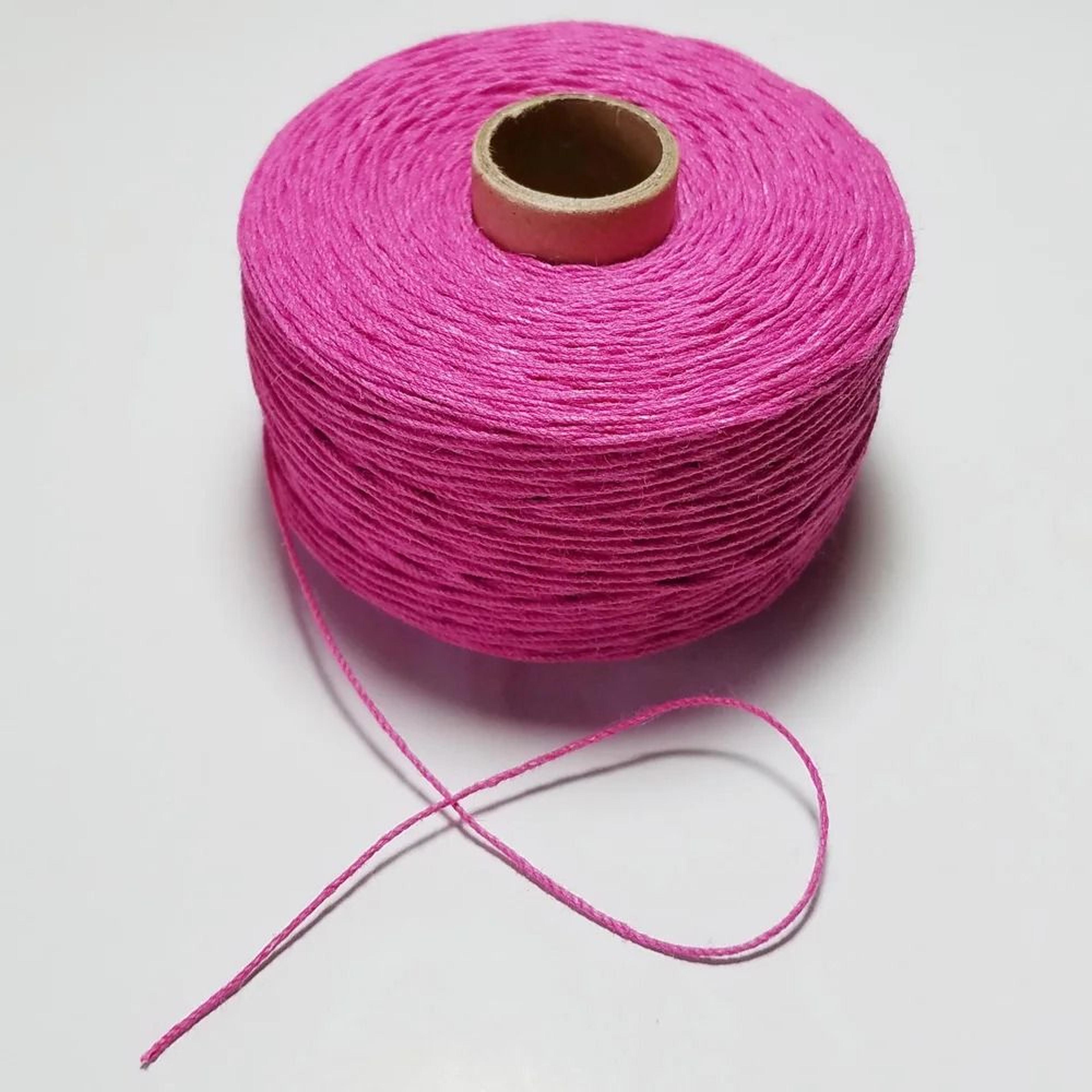 219 Yd Pure Ramie Twine Cord Natural Craft Thread For Crochet Weaving And DIY Projects 3