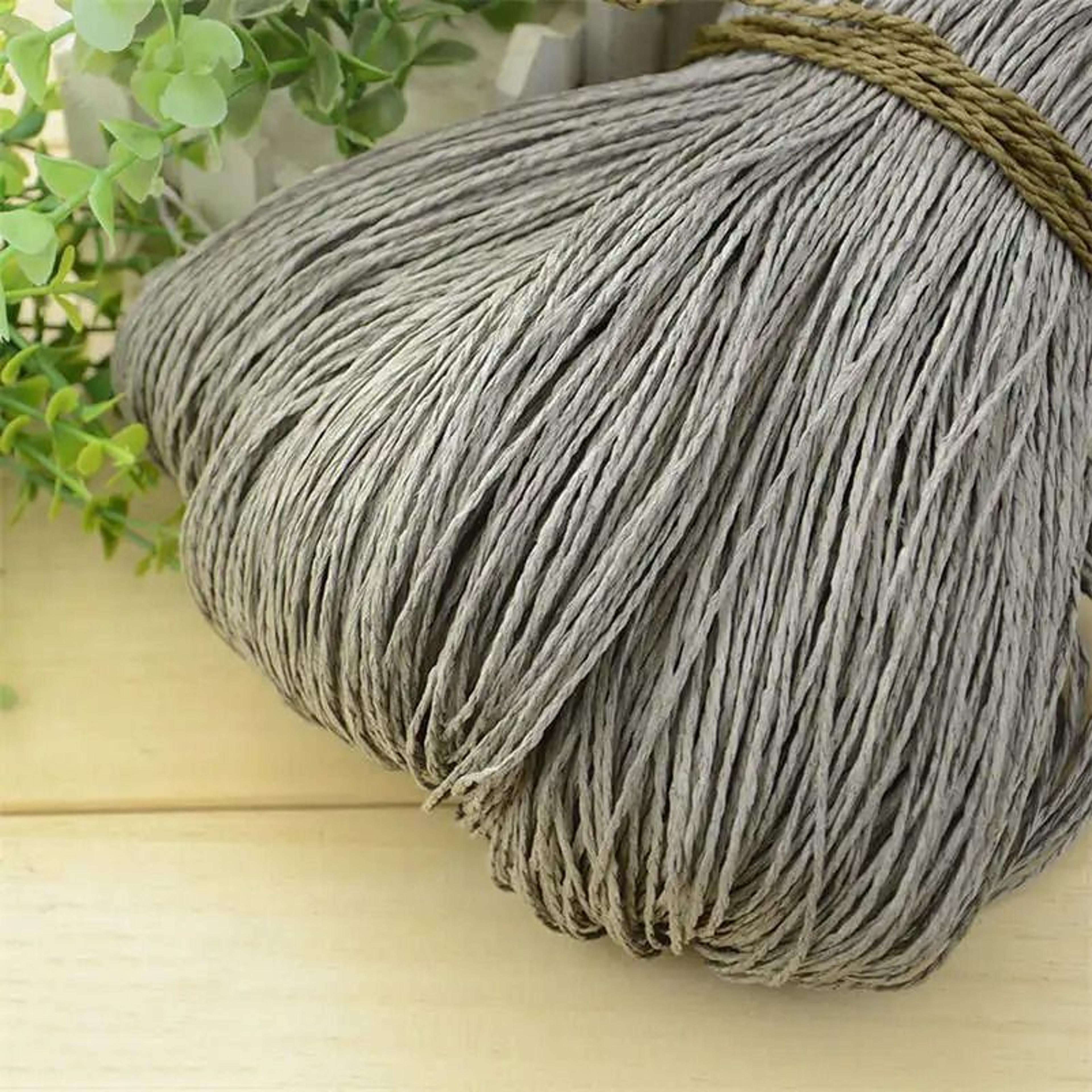 176 Oz Natural Raffia Straw Yarn 656 Yd Crochet Yarn For Summer Hats Bags And Basket Weaving 9