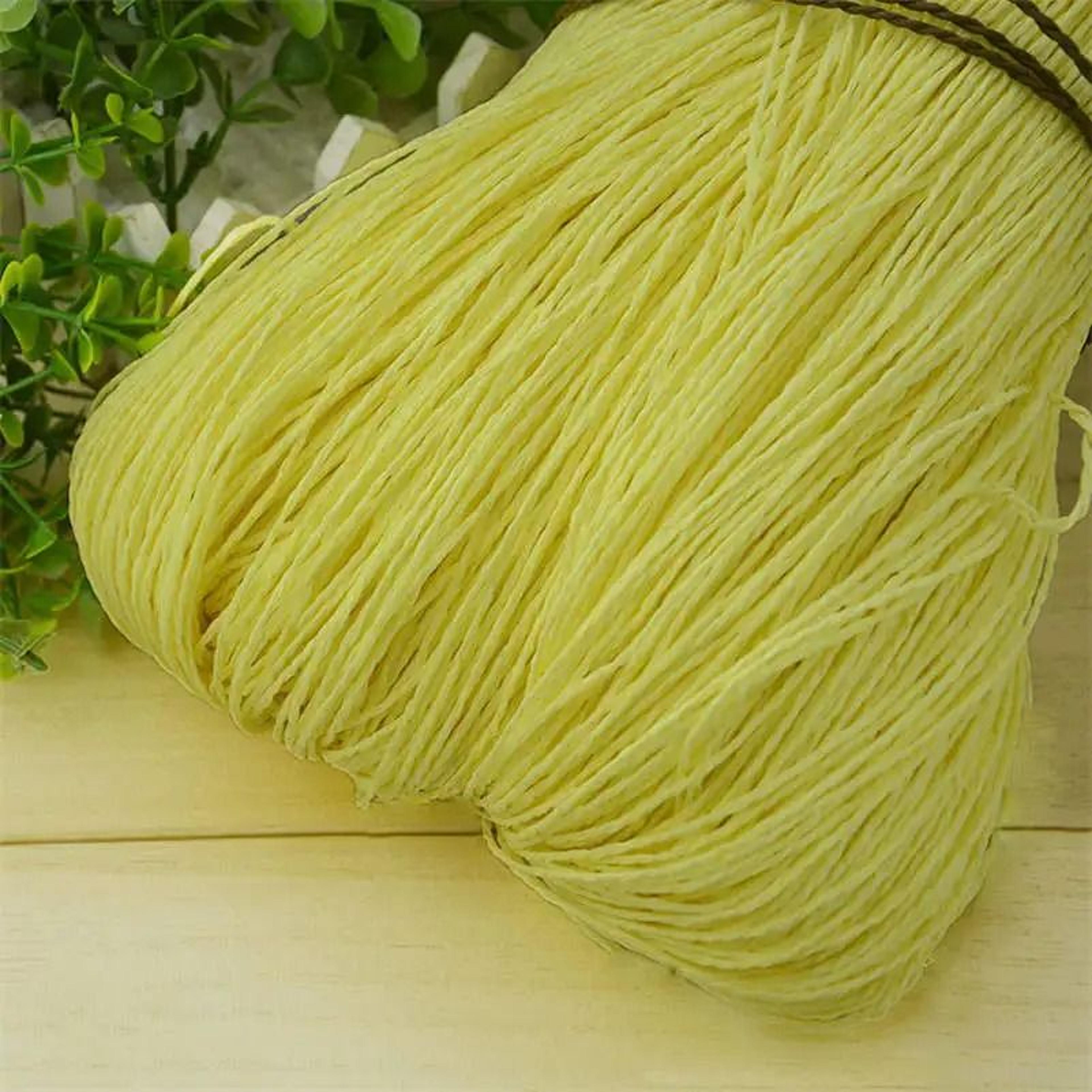 176 Oz Natural Raffia Straw Yarn 656 Yd Crochet Yarn For Summer Hats Bags And Basket Weaving 18