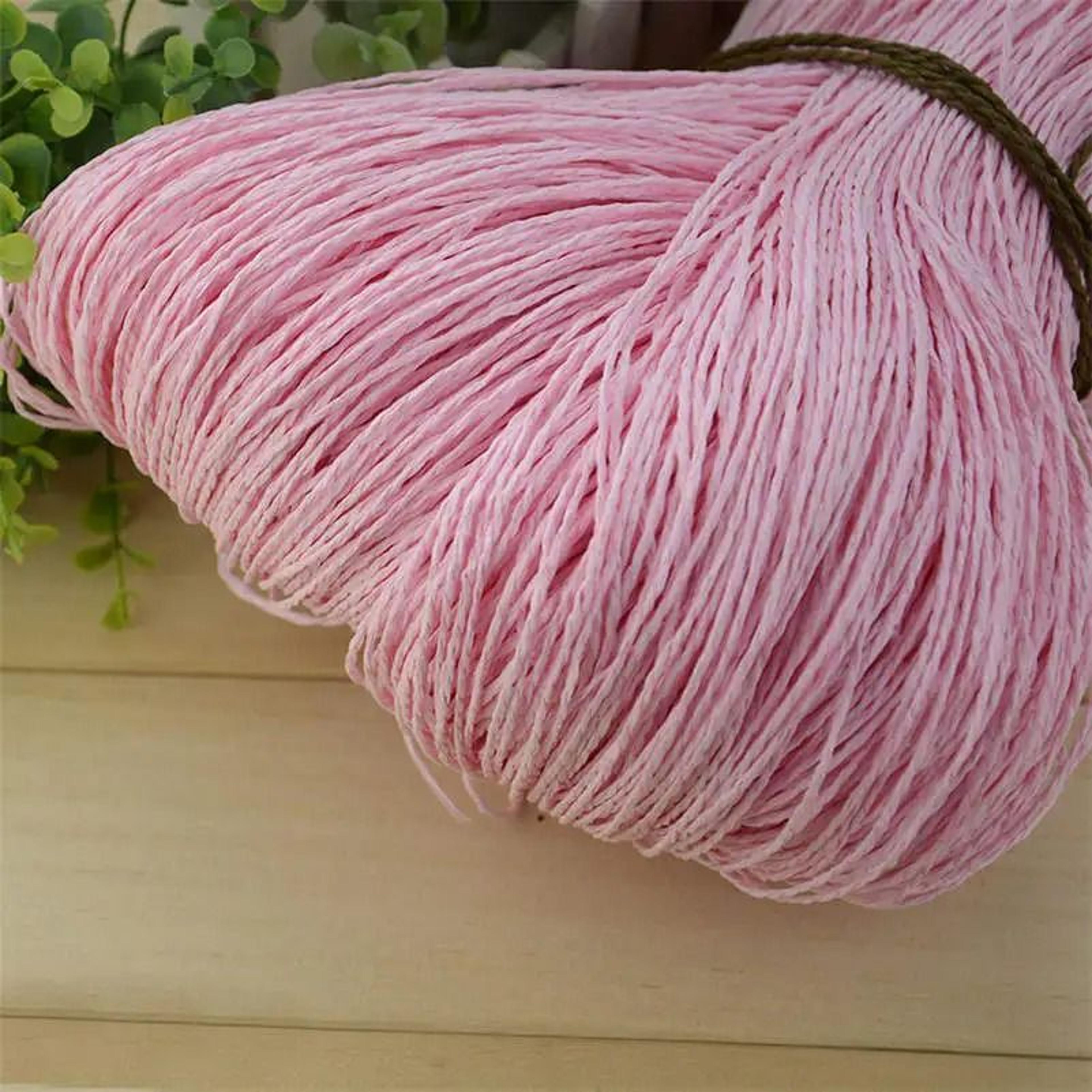 176 Oz Natural Raffia Straw Yarn 656 Yd Crochet Yarn For Summer Hats Bags And Basket Weaving 23