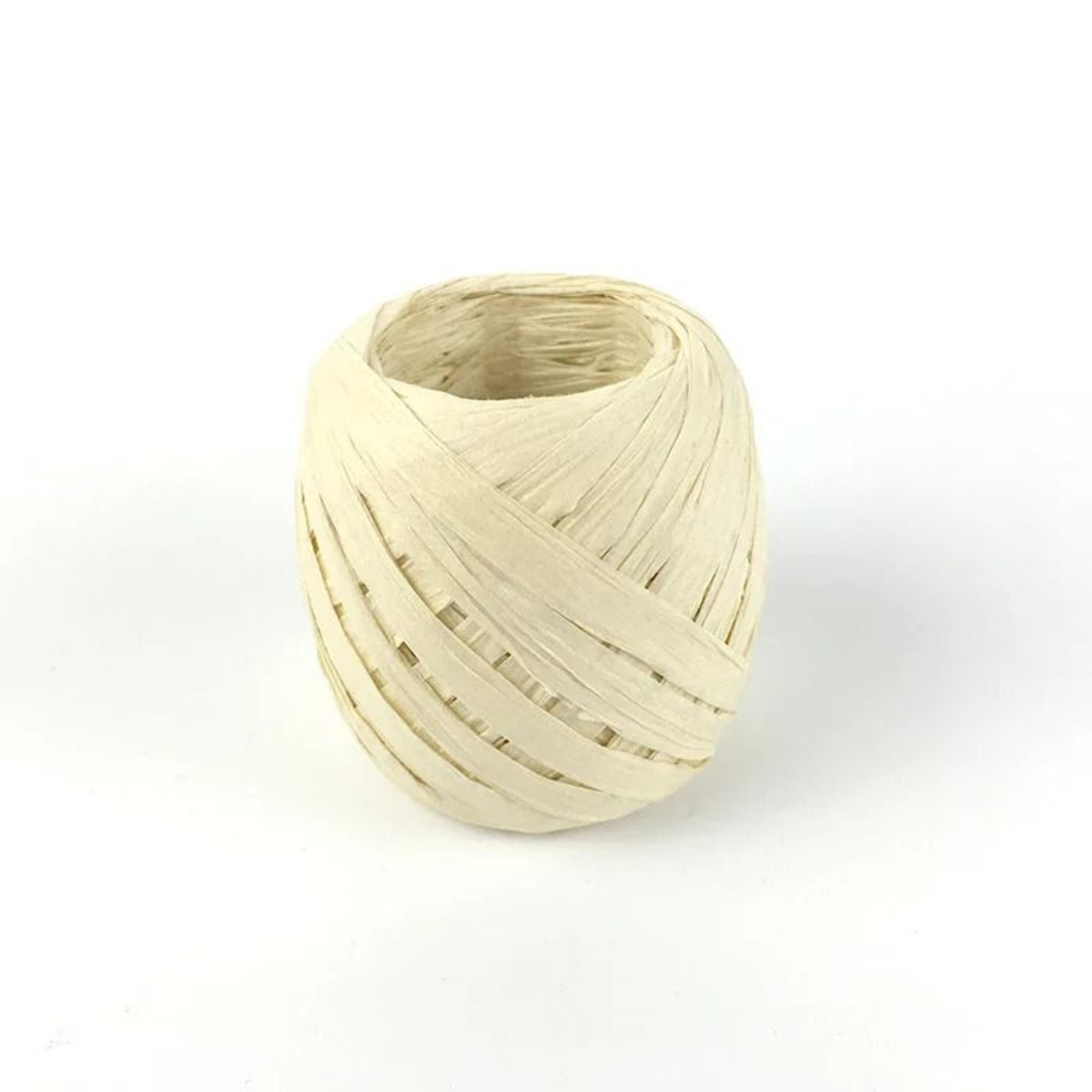 05 Oz Natural Raffia Cotton Straw Yarn 22 Yd Plant Fiber Crochet Thread For Hats Bags And DIY Craft 14