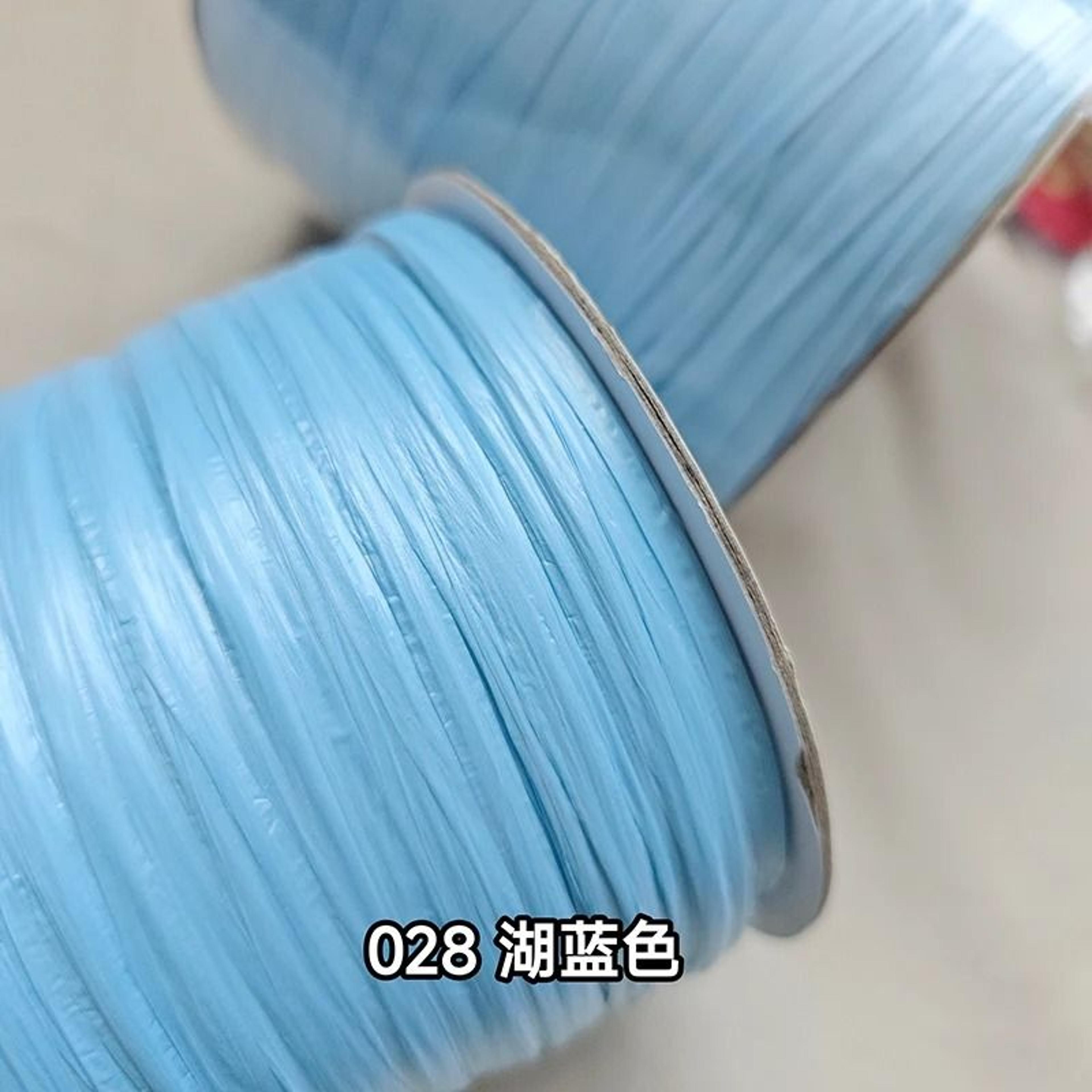 2187 Ft Raffia Straw Yarn For Crochet Summer Hats Bags And Basket Weaving 19