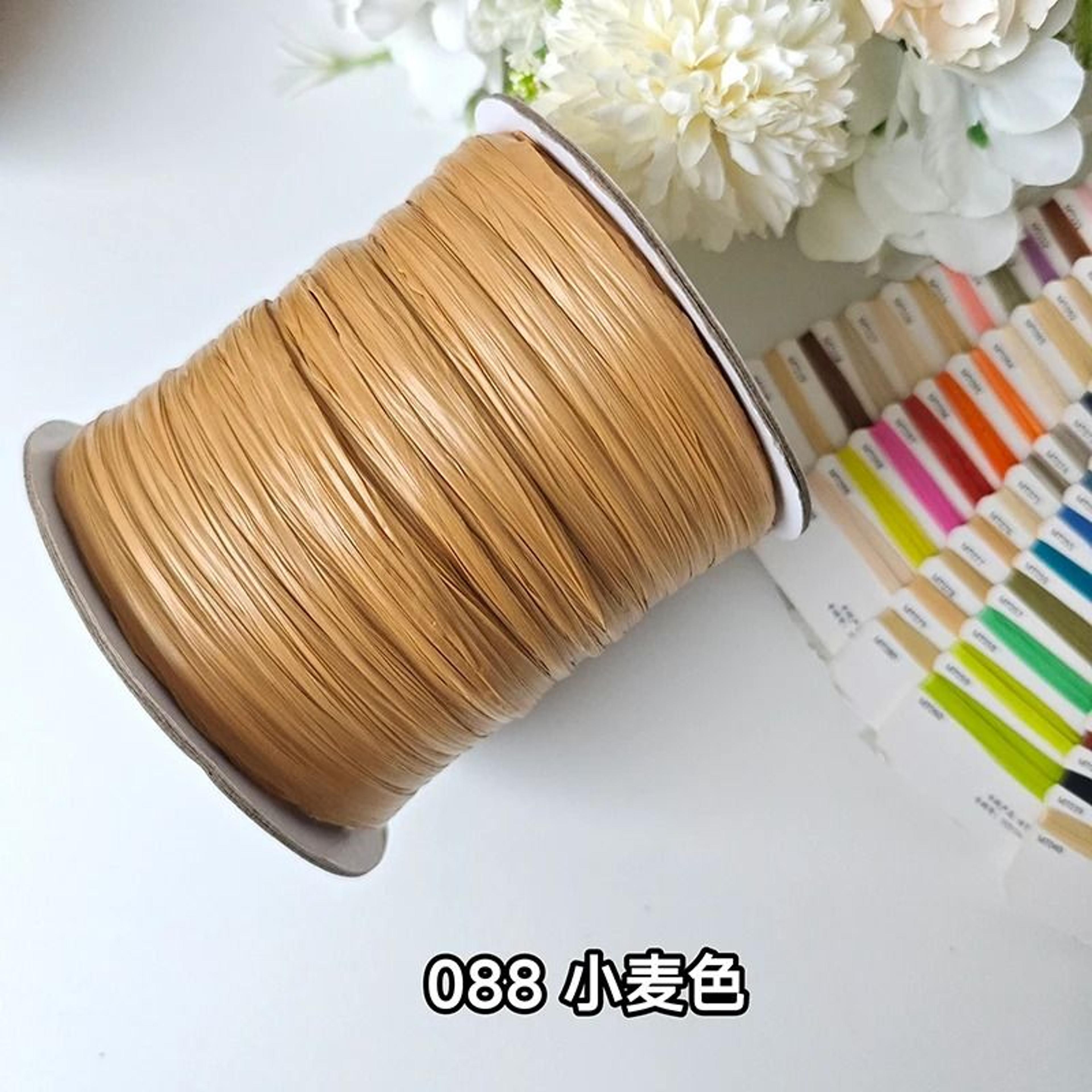 2187 Ft Raffia Straw Yarn For Crochet Summer Hats Bags And Basket Weaving 28