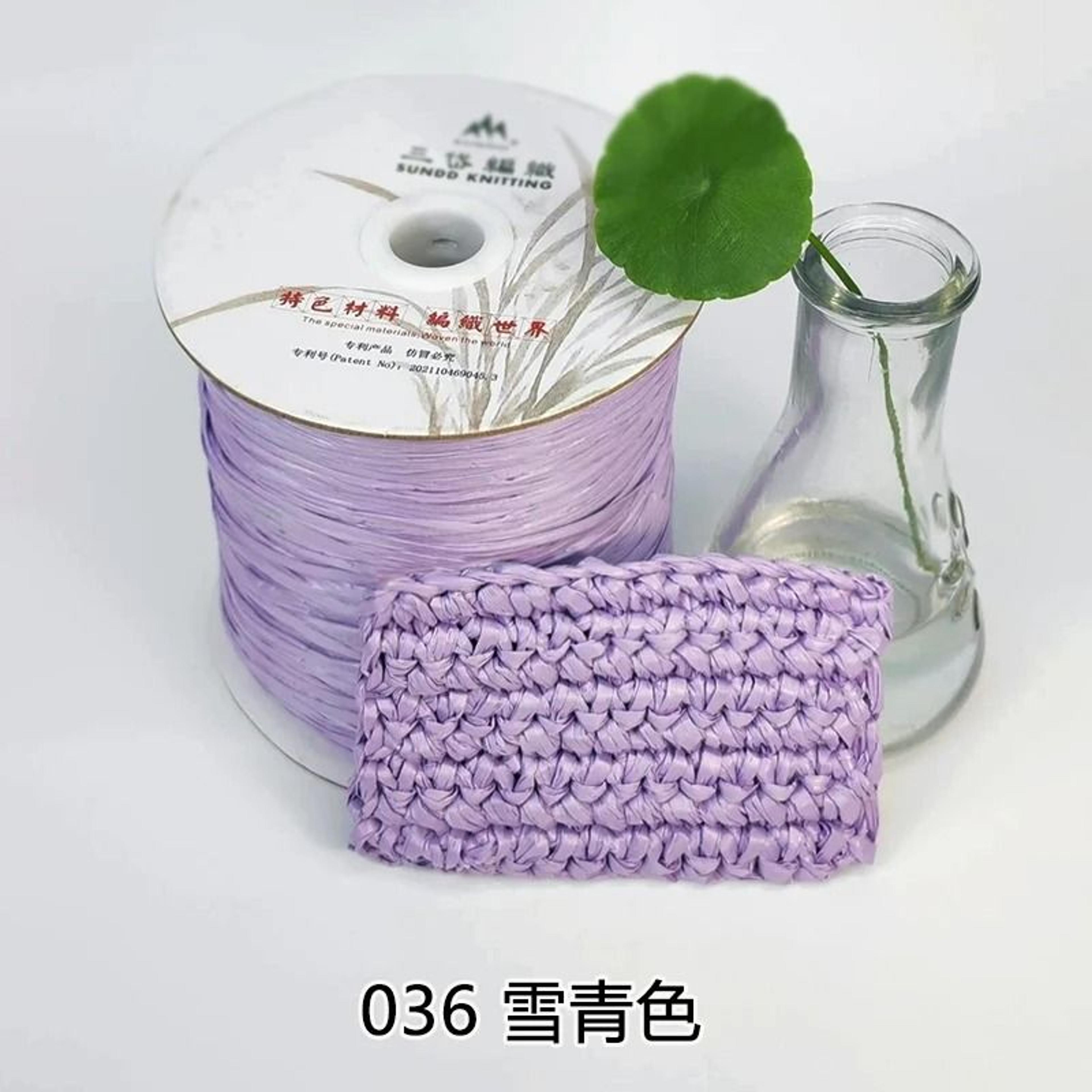 2187 Ft Raffia Straw Yarn For Crochet Summer Hats Bags And Basket Weaving 24