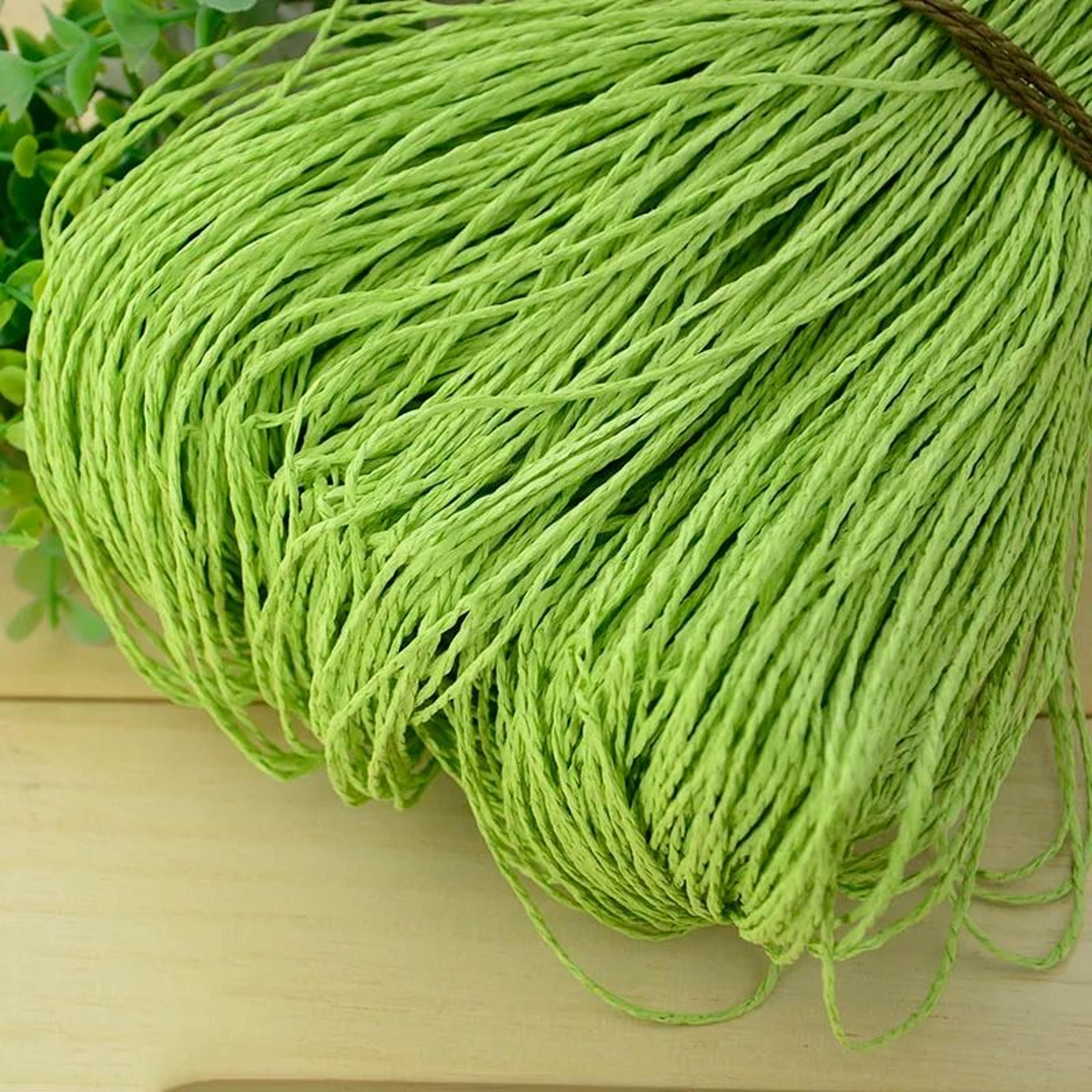 2187 Ft Colorful Raffia Straw Yarn For Crochet Summer Hats Bags And Basket Weaving 6