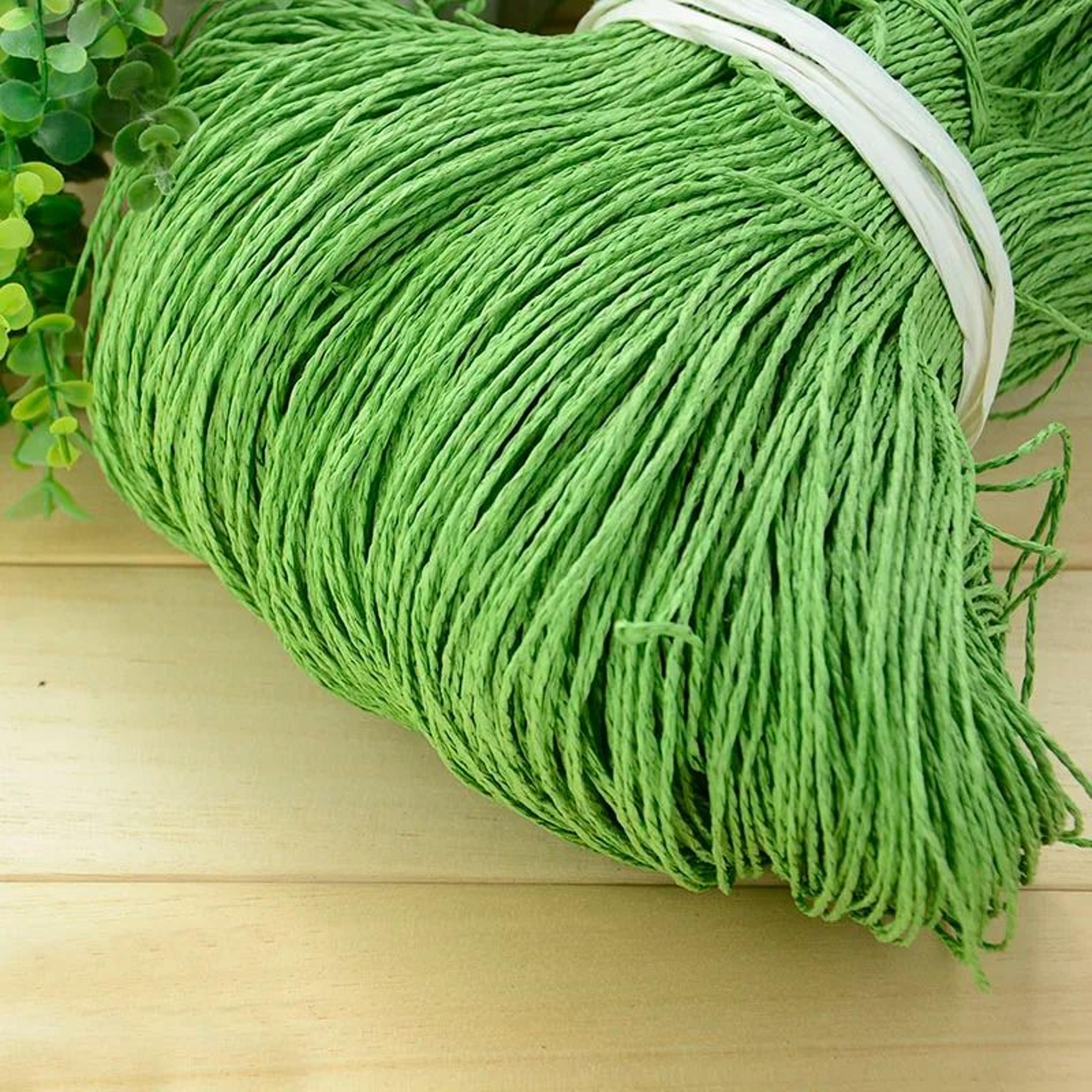 2187 Ft Colorful Raffia Straw Yarn For Crochet Summer Hats Bags And Basket Weaving 27