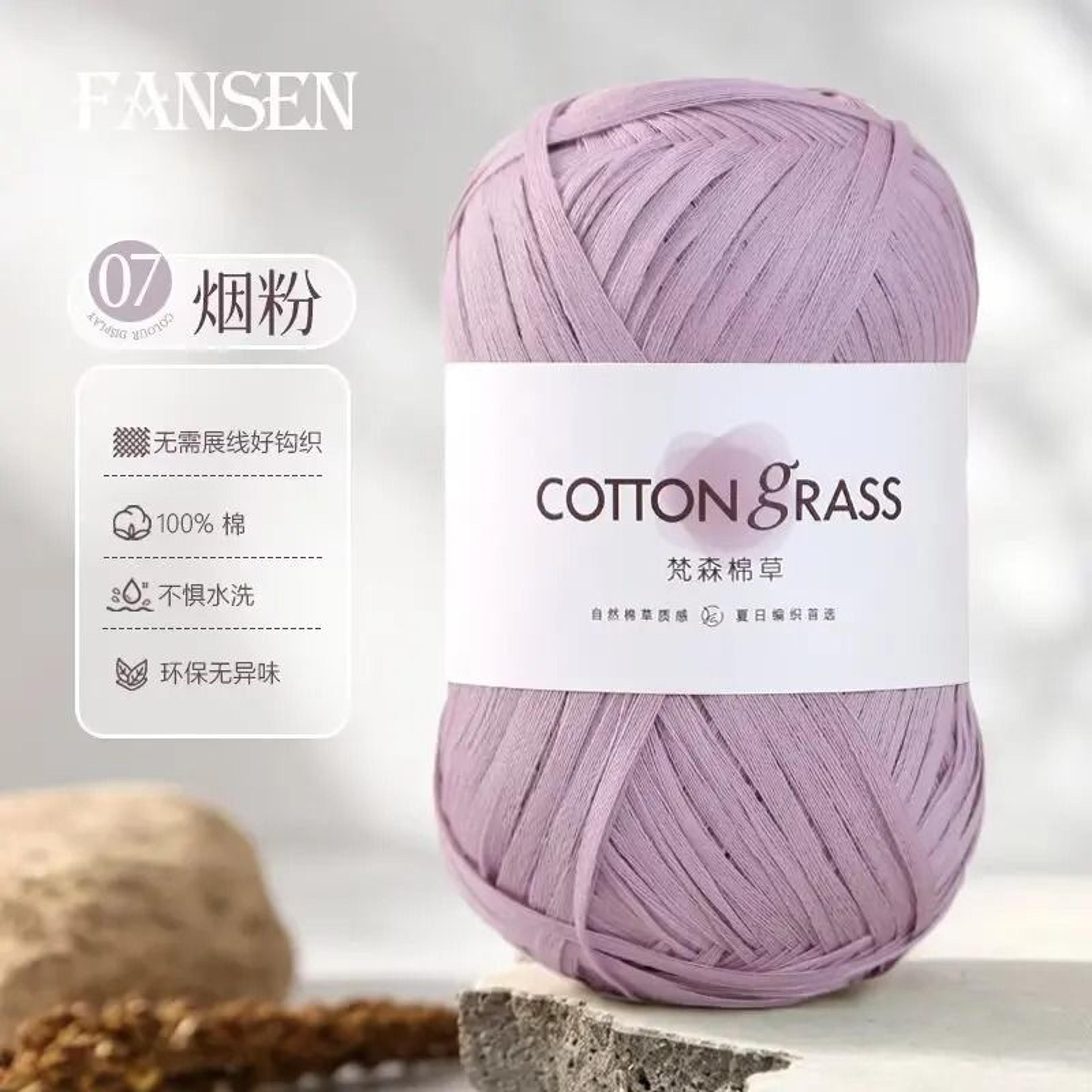 18 Oz Cotton Grass Raffia Style Yarn For Crochet Summer Bags Hats And DIY Crafts 12