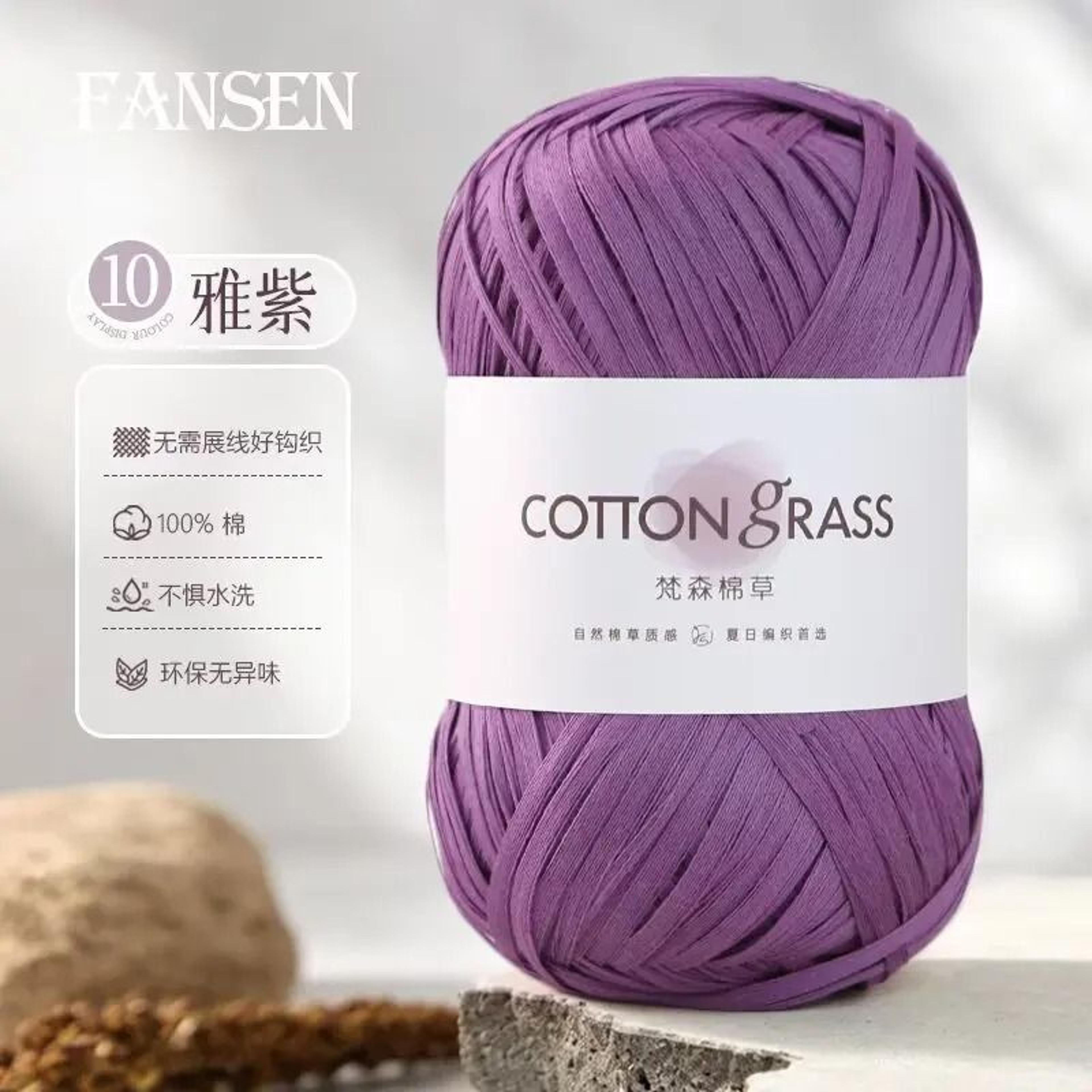 18 Oz Cotton Grass Raffia Style Yarn For Crochet Summer Bags Hats And DIY Crafts 15