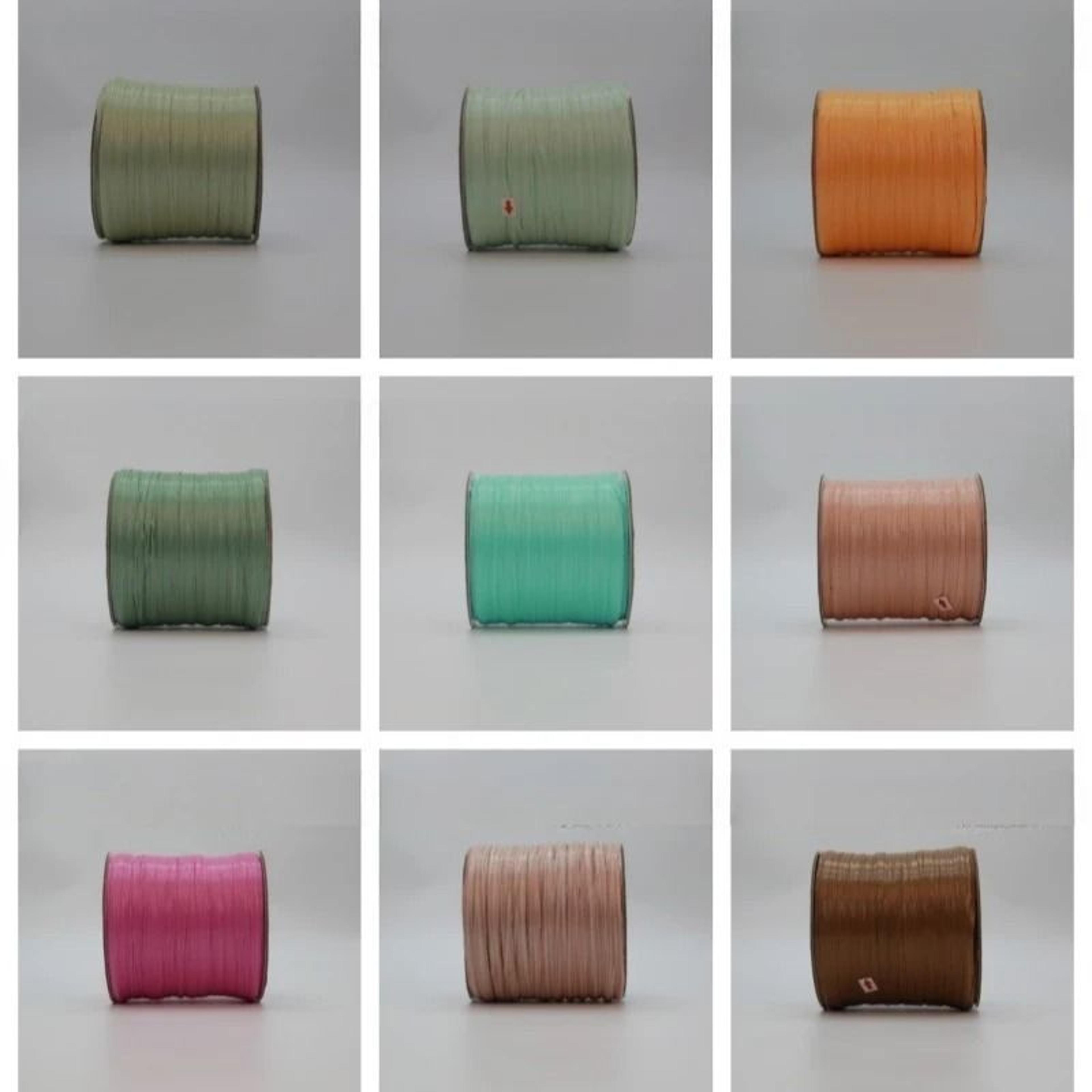 Natural Matte Raffia Yarn For Crochet Hats Bags  DIY Handcrafts 330g 600M 4