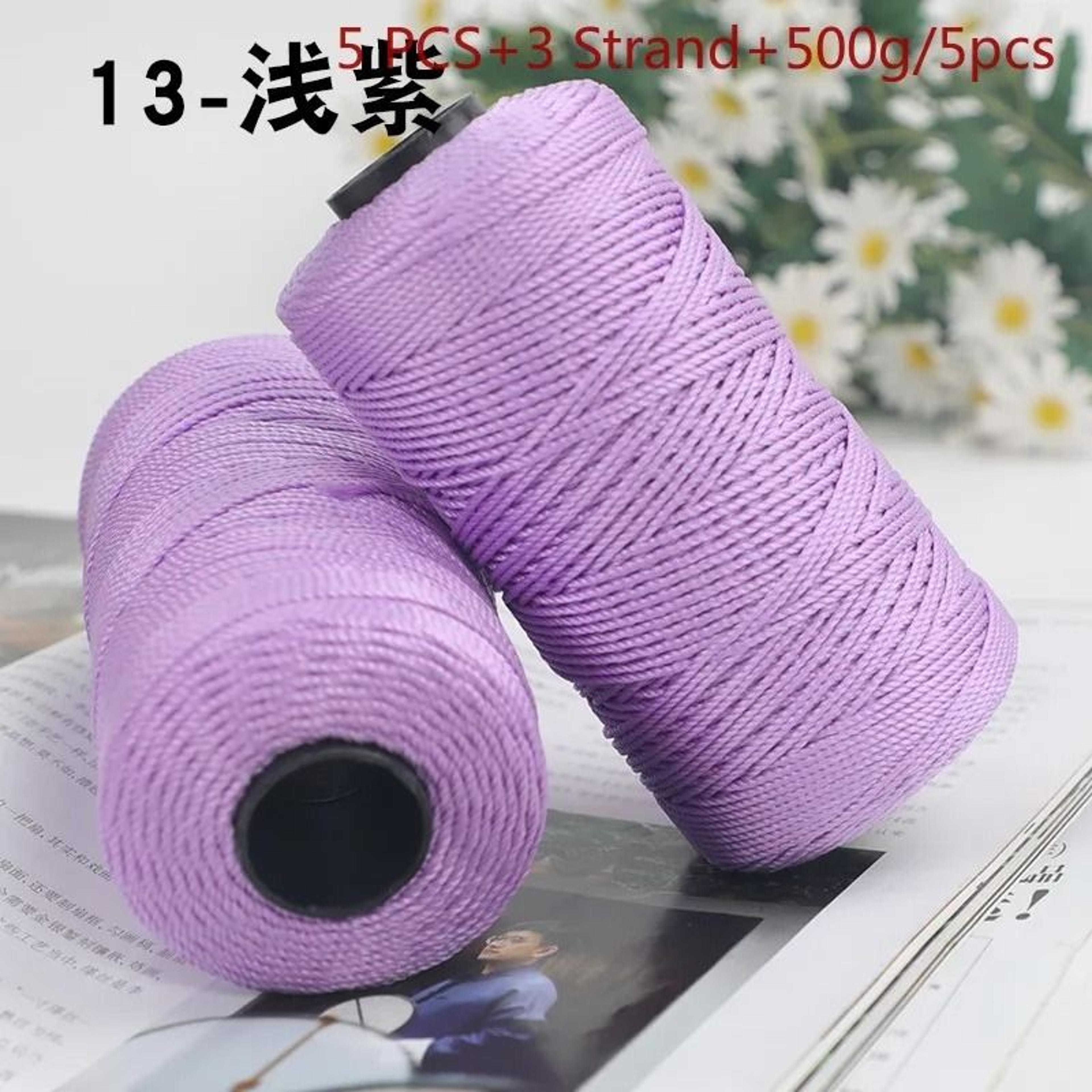 Colorful Ice Silk Crochet Yarn Set 5 Pack 500g Thin 15mm Yarn For DIY Bags Hats  Summer Crafts 21
