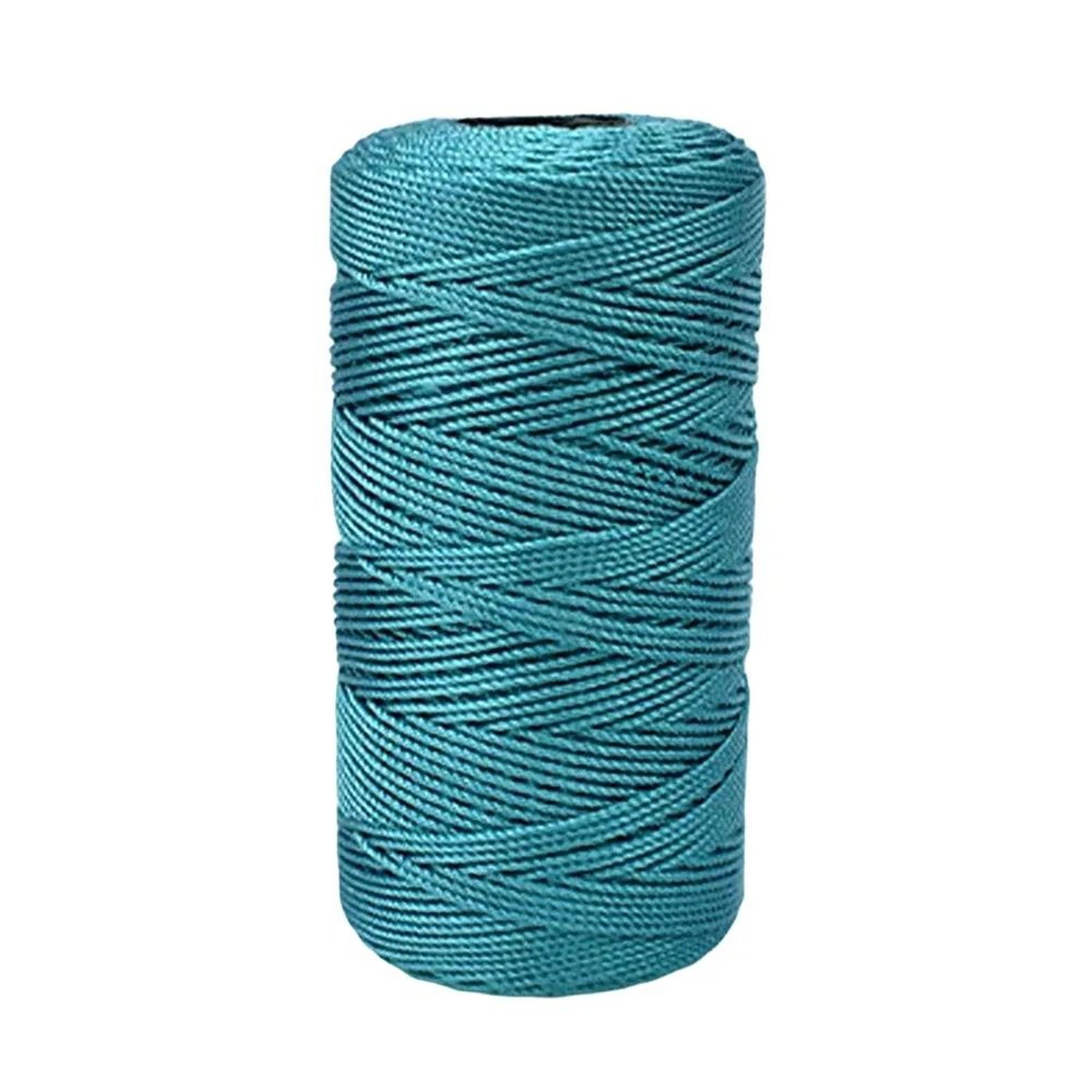 Decorative Ice Cotton Silk Crochet Yarn 15mm 200M Colored Polypropylene Thread For Bags Baskets  DI 22