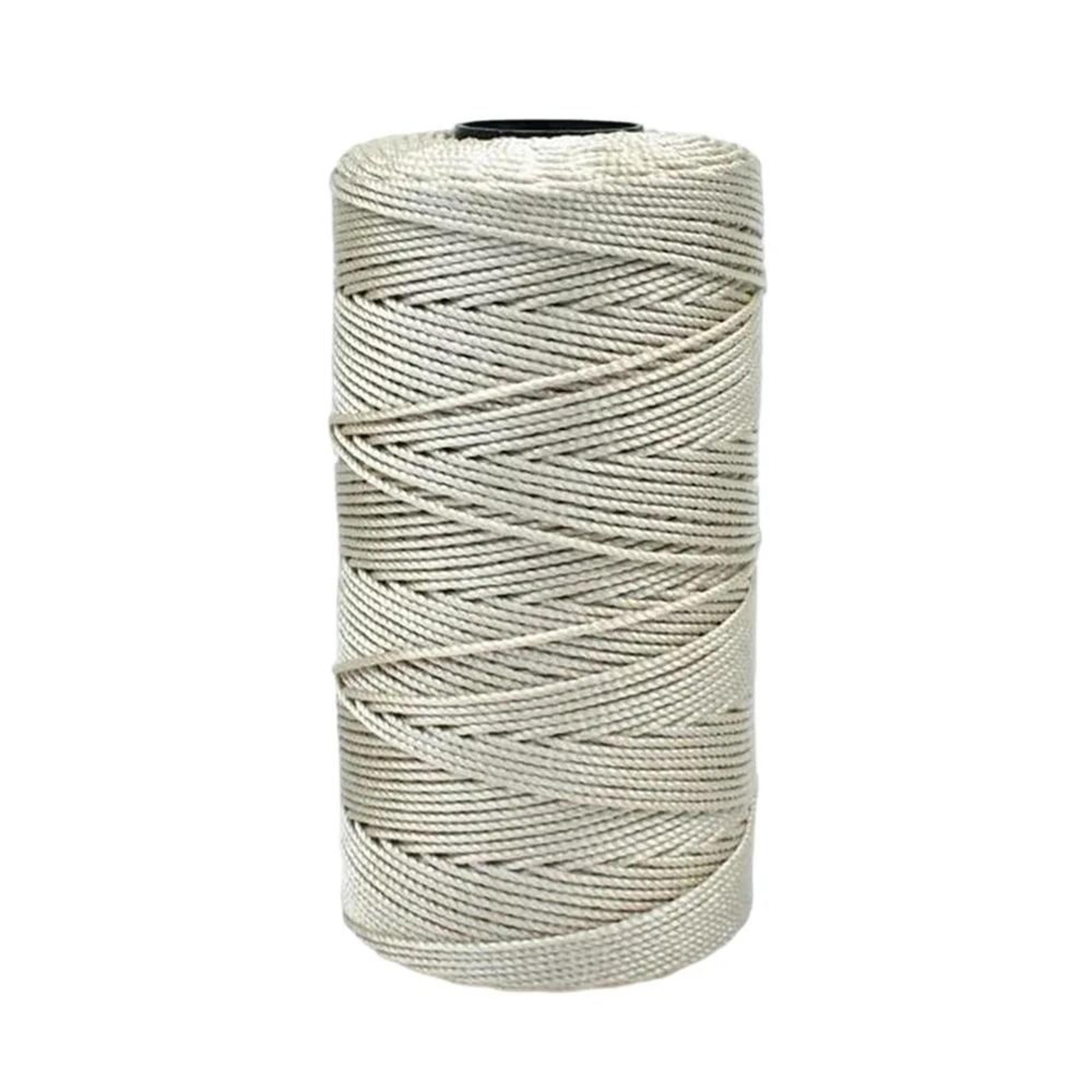 Decorative Ice Cotton Silk Crochet Yarn 15mm 200M Colored Polypropylene Thread For Bags Baskets  DI 23
