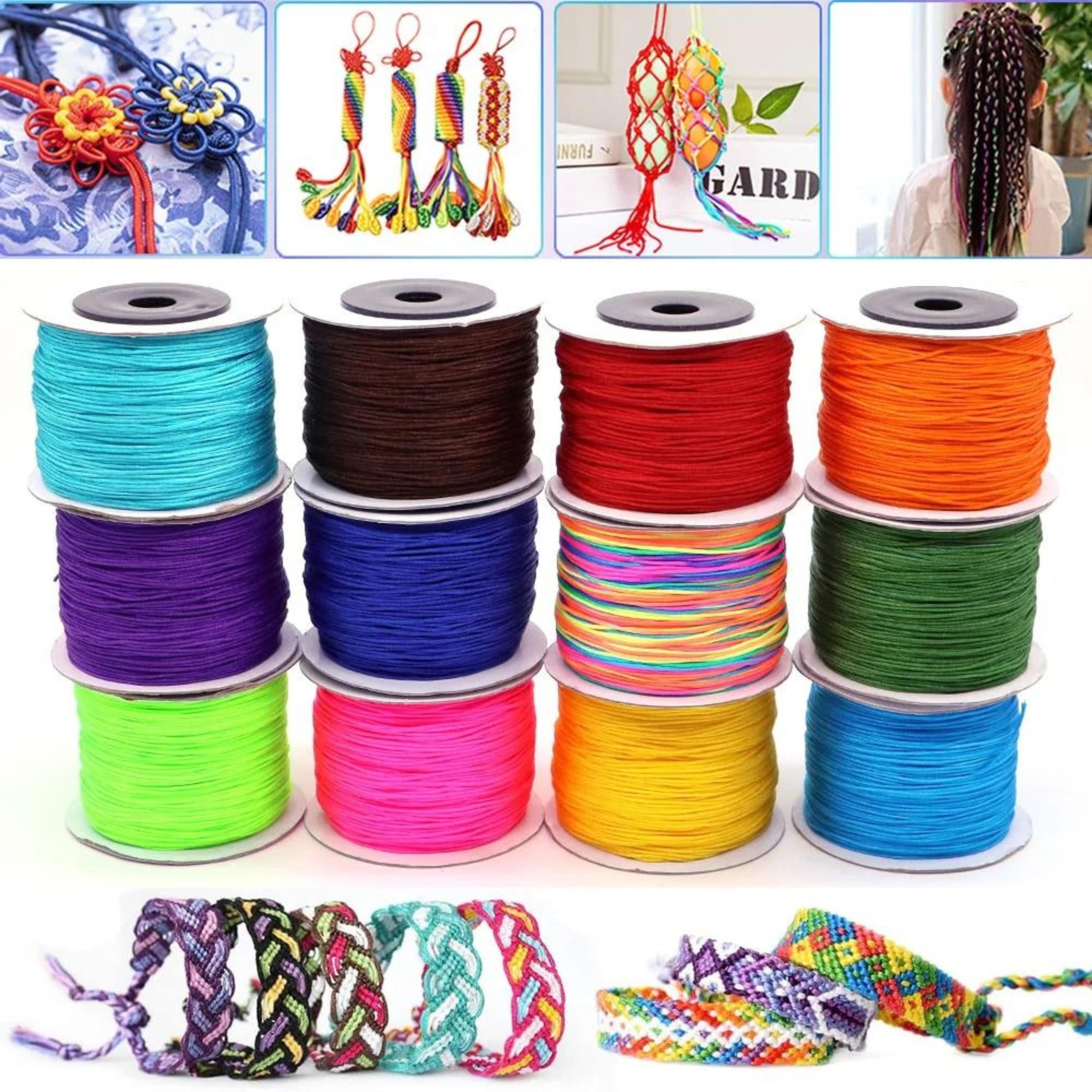 08mm Nylon Beading Cord 100 Yards Chinese Knot String For Bracelets Necklaces  DIY Jewelry Making 1