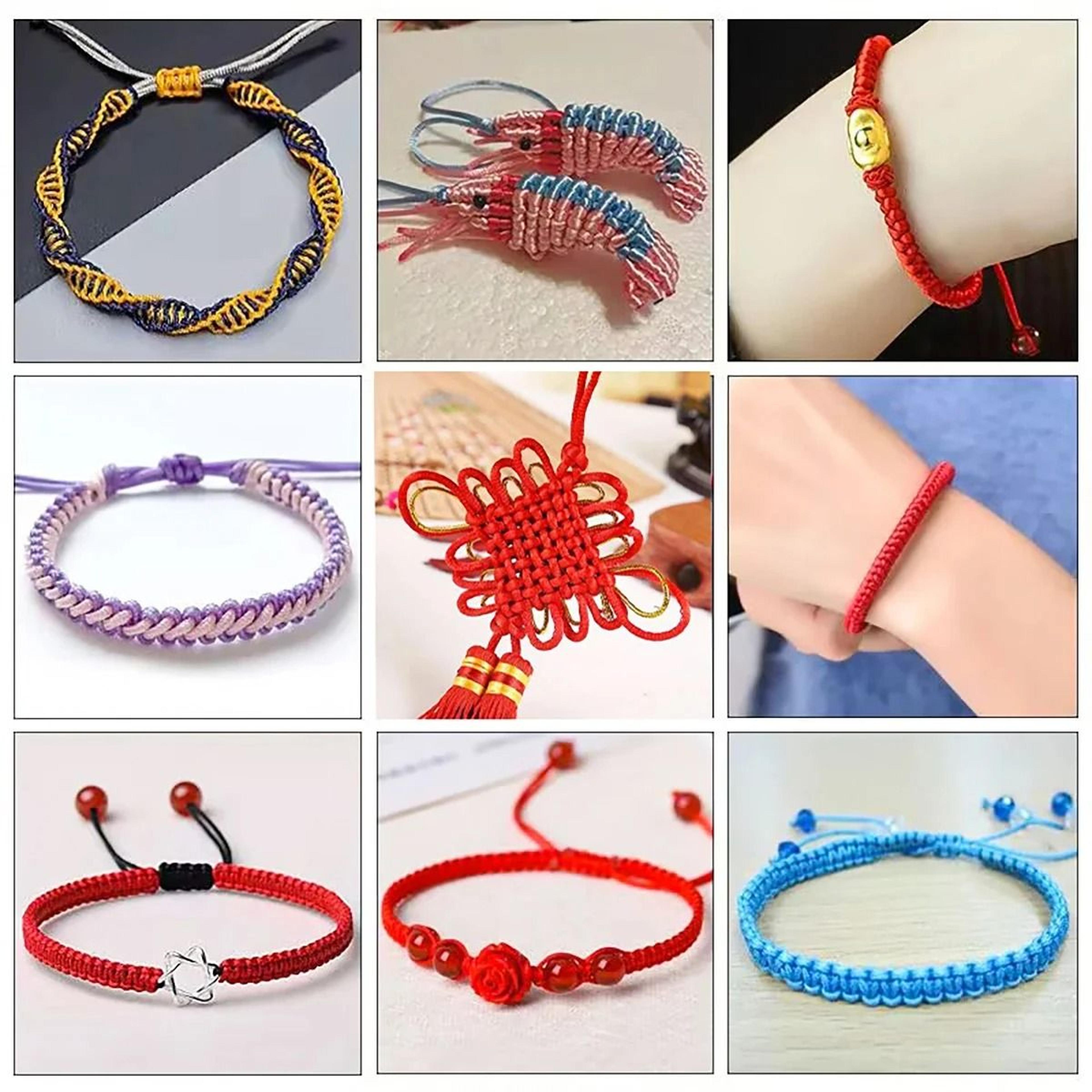 2mm Satin Nylon Cord For Chinese Knotting Bracelets Macrame  DIY Jewelry Crafts 5