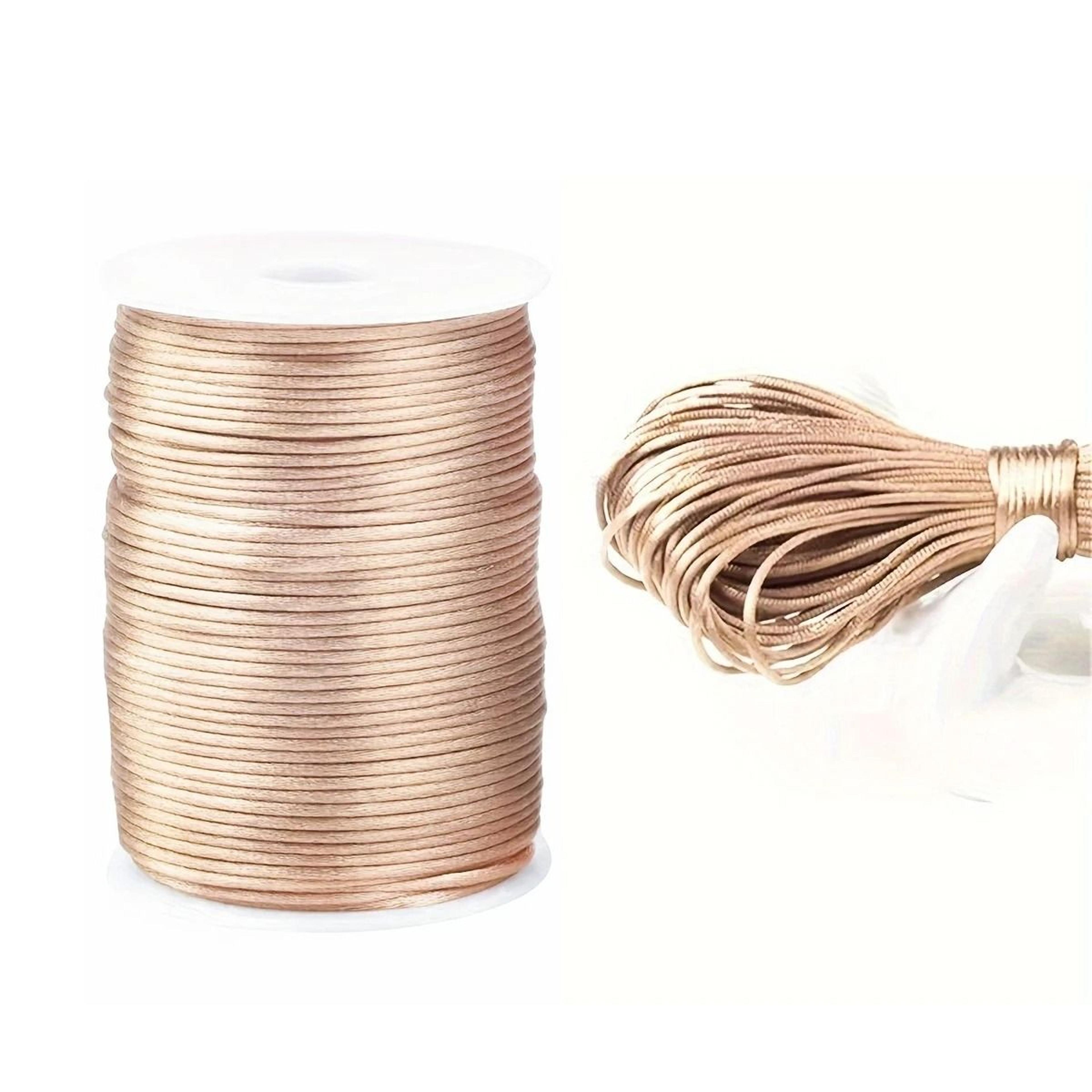 2mm Satin Nylon Cord For Chinese Knotting Bracelets Macrame  DIY Jewelry Crafts 21