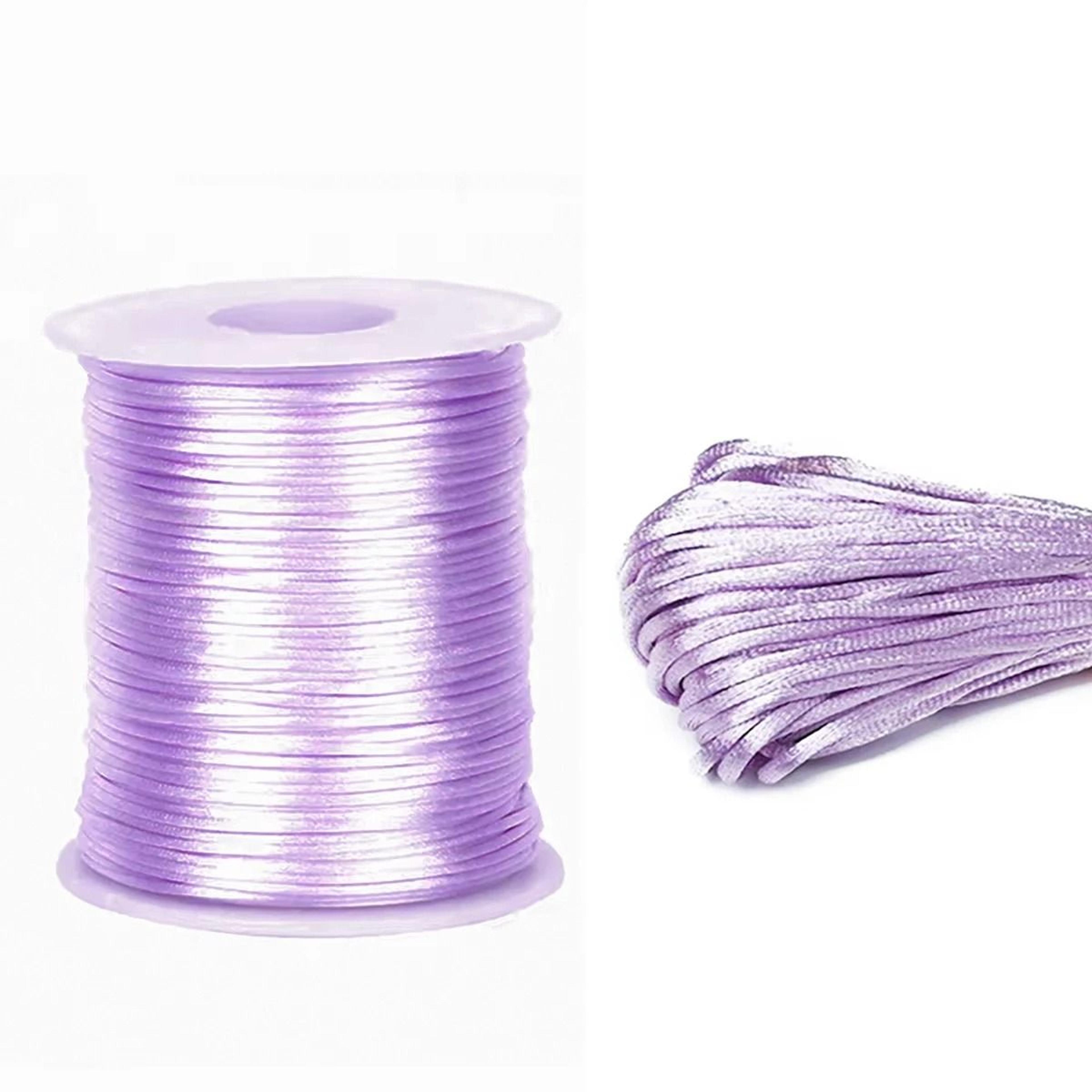 2mm Satin Nylon Cord For Chinese Knotting Bracelets Macrame  DIY Jewelry Crafts 27