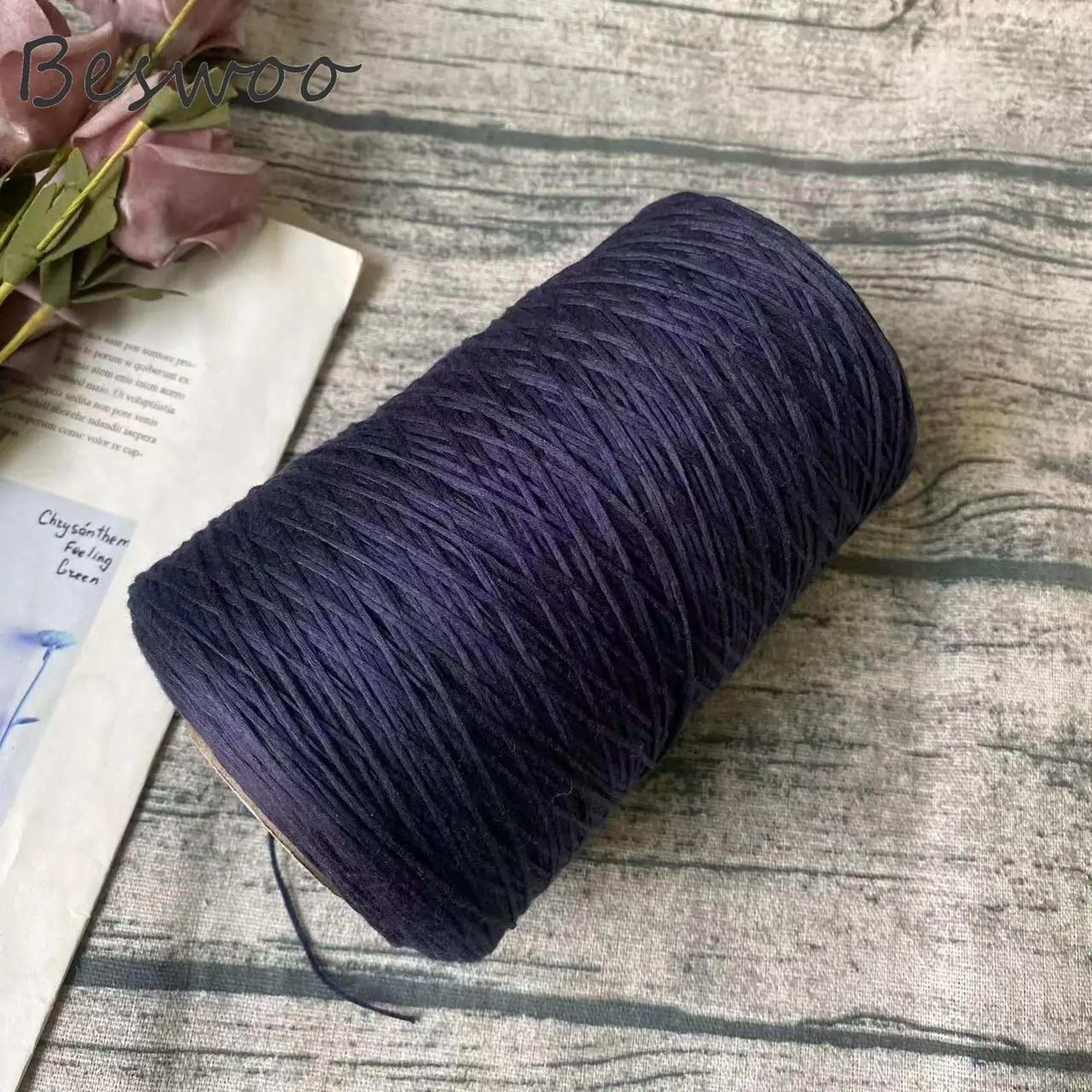 Rainbow Space Dyed Hollow Cotton Yarn 110 Lb For Crochet Bags Hats Garments  DIY Crafts 10