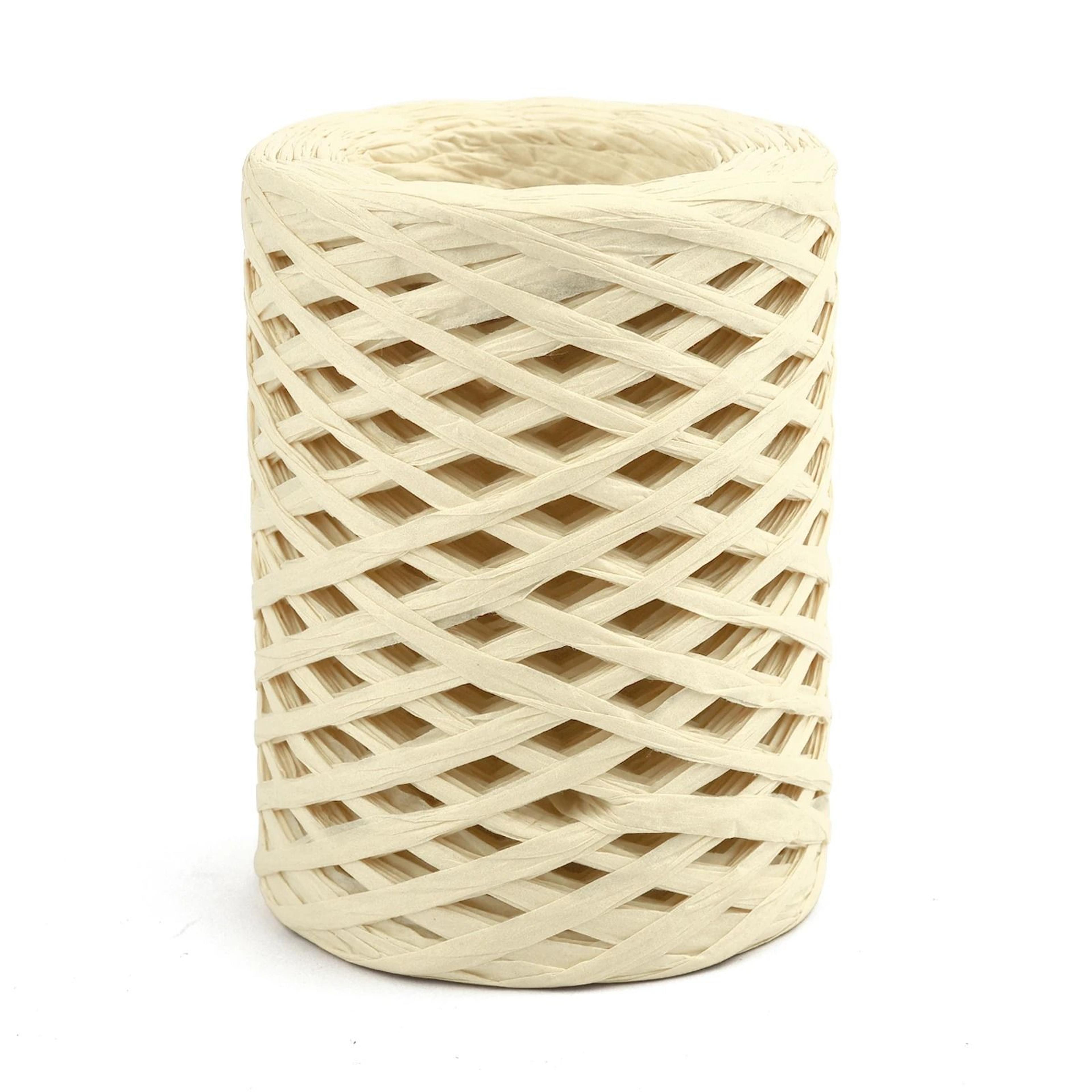 Natural Raffia Straw Yarn 100m Eco Friendly Paper Yarn For Crochet Beach Bags Sun Hats Gift Wrappin 11