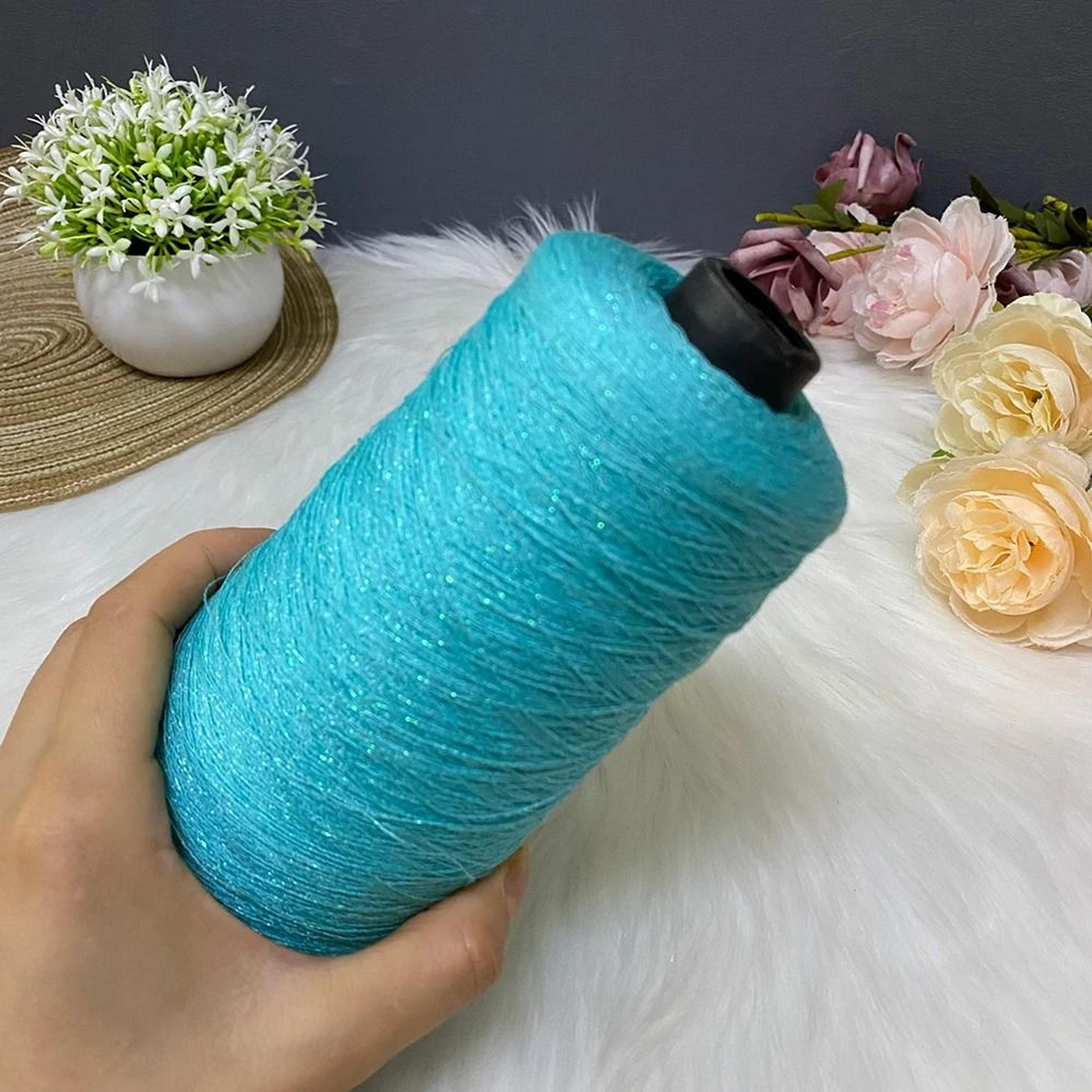 Rainbow Shimmer Linen Blend Knitting And Crochet Yarn 882 Oz For Summer DIY Projects 27