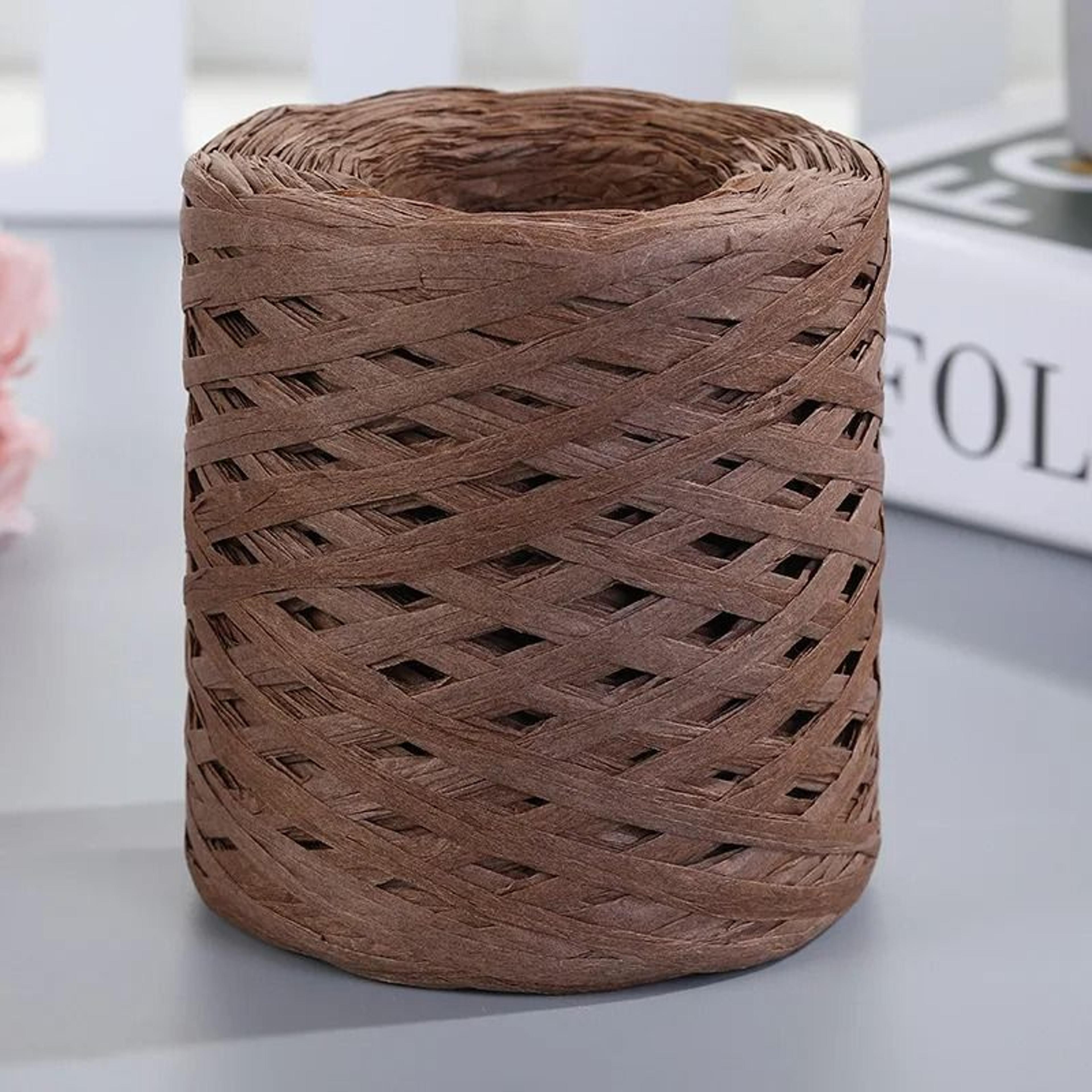 Natural Raffia Paper Ribbon 218 Yards For Gift Wrapping Crochet And DIY Crafts 26