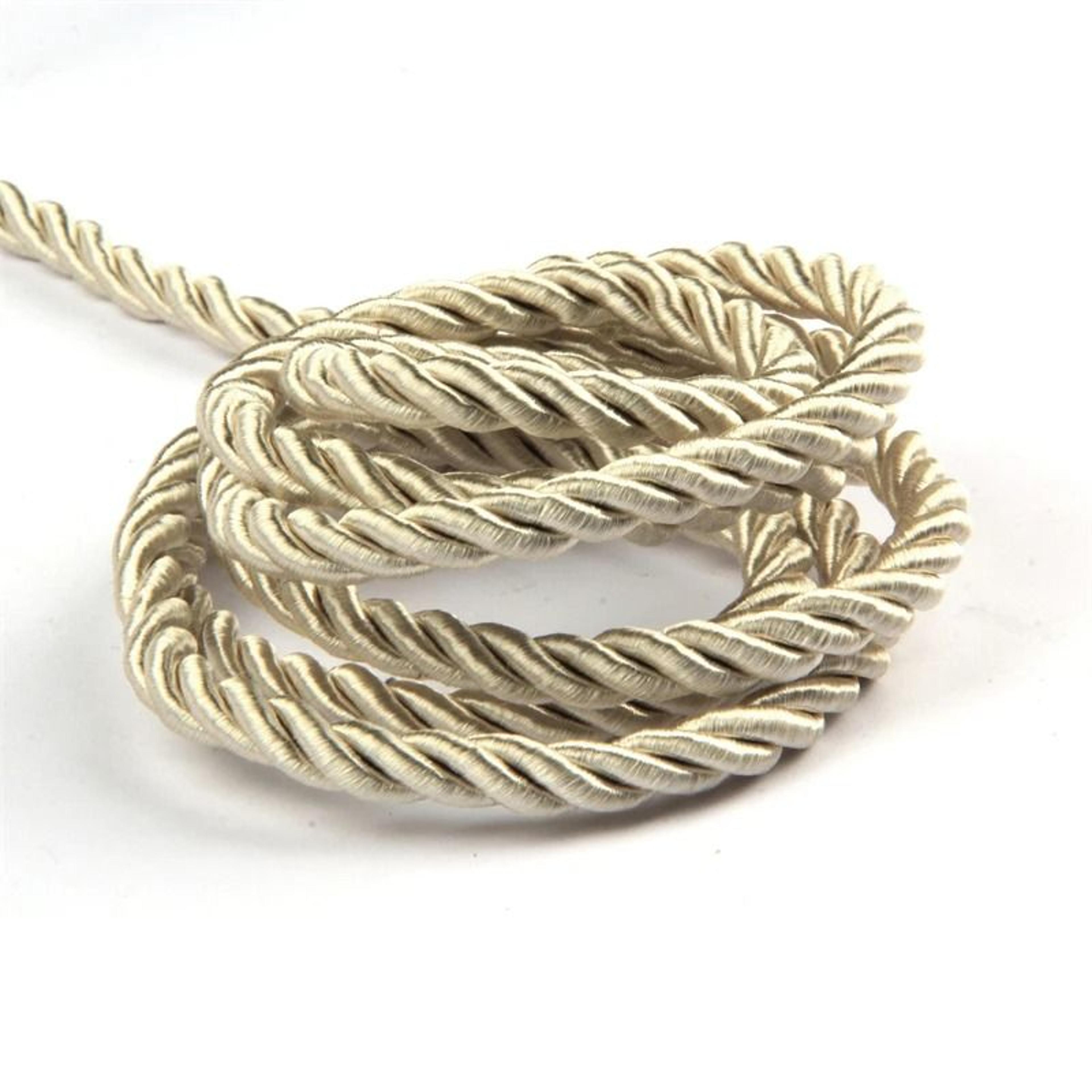 8mm Twisted Nylon Trim Cord Rope 5 Yards For Home Decor Sewing And DIY Crafts 8