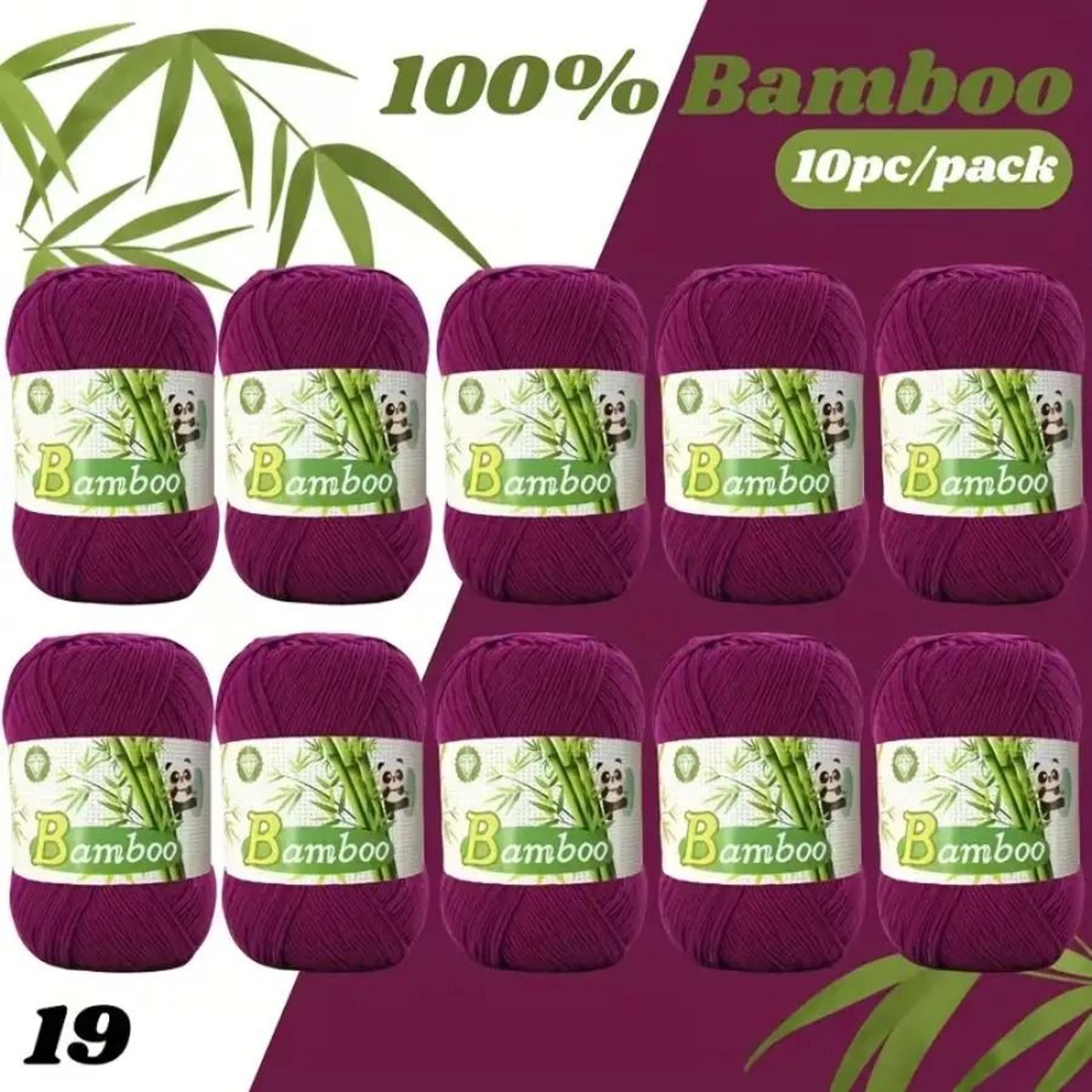 Soft Bamboo Cotton Yarn Set 1764 Oz 10 Balls For Crochet Knitting And Baby Clothing 8