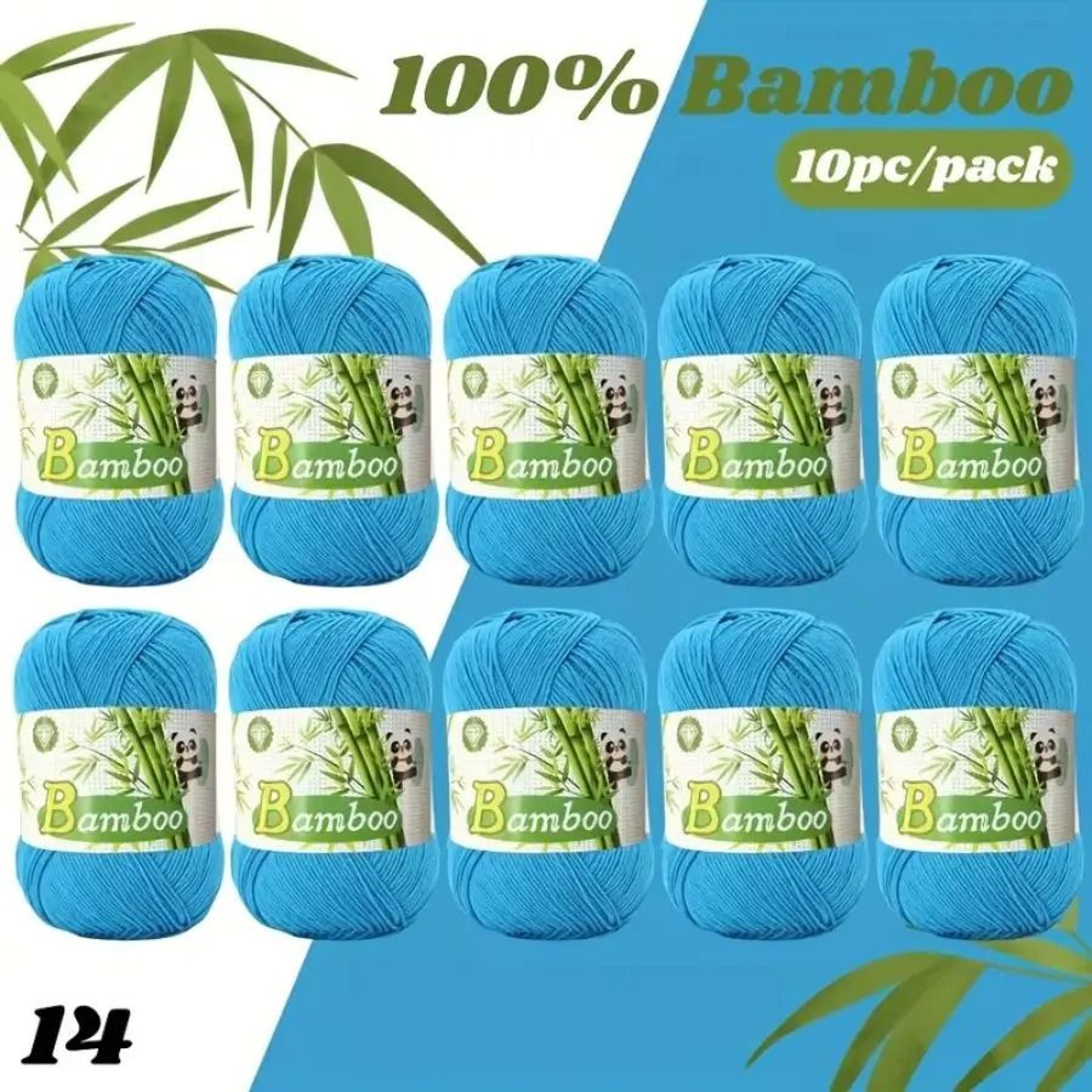 Soft Bamboo Cotton Yarn Set 1764 Oz 10 Balls For Crochet Knitting And Baby Clothing 20
