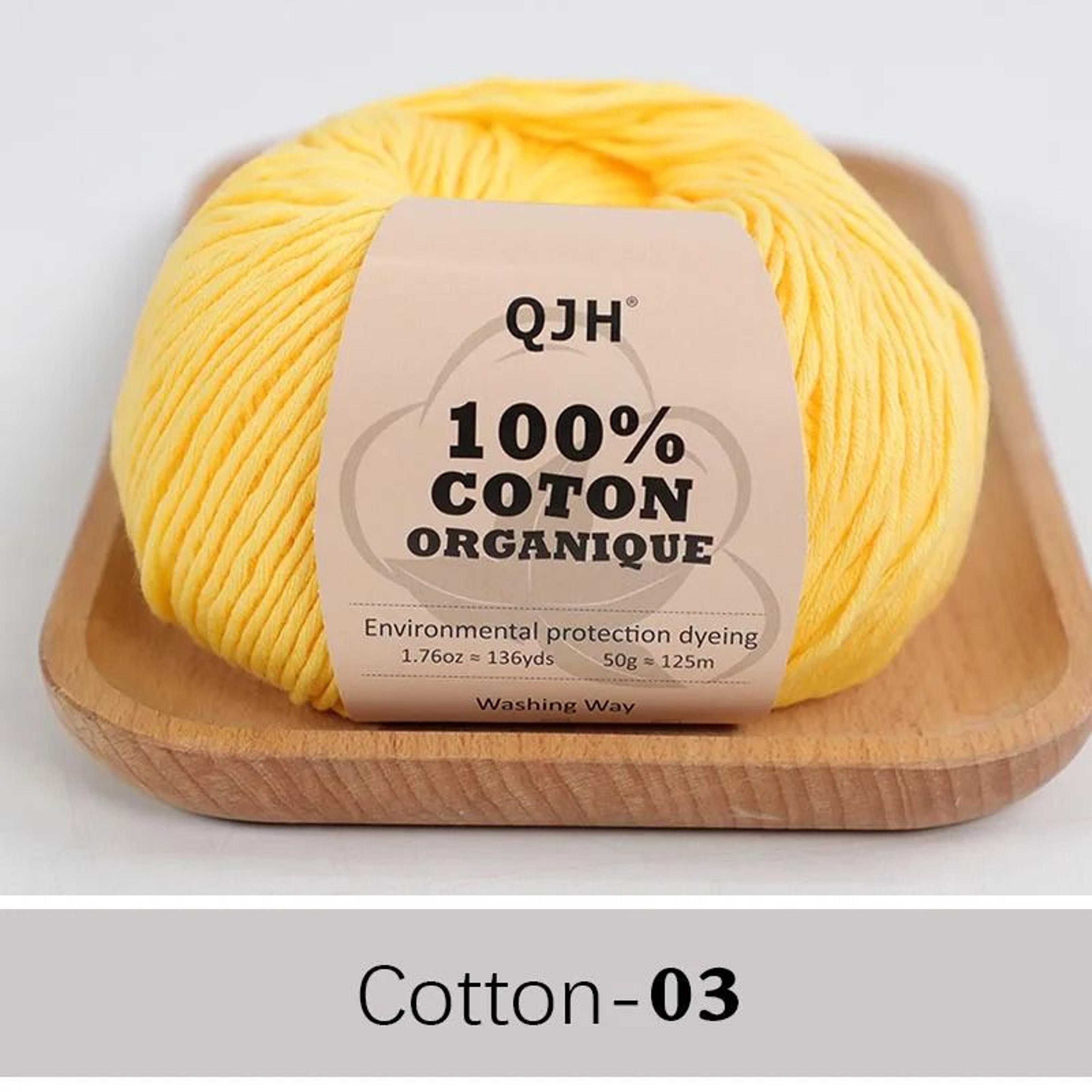 QJH 100 Cotton Sport Weight Yarn Set 6 Balls For Crochet Amigurumi And Baby Knitting 10