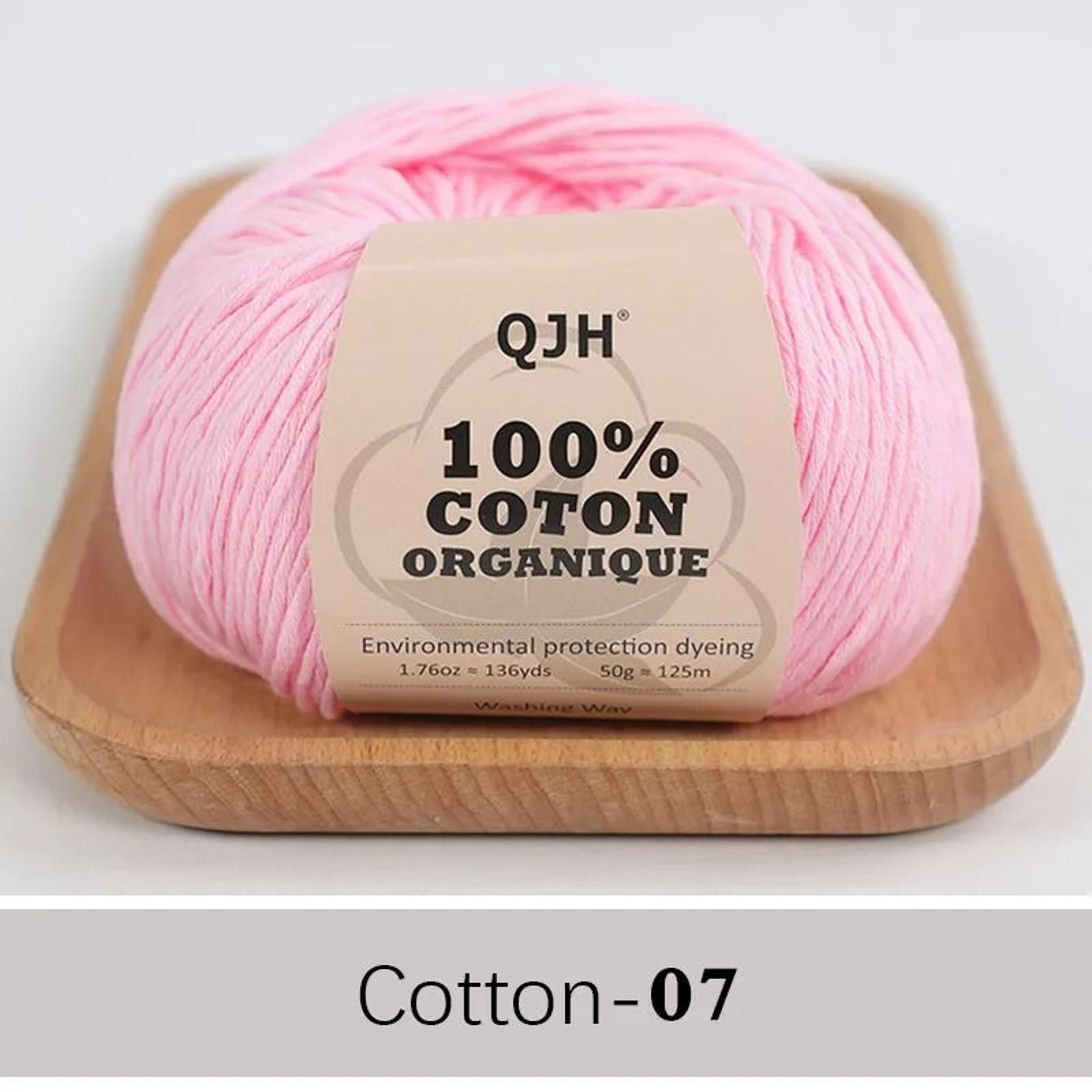 QJH 100 Cotton Sport Weight Yarn Set 6 Balls For Crochet Amigurumi And Baby Knitting 13