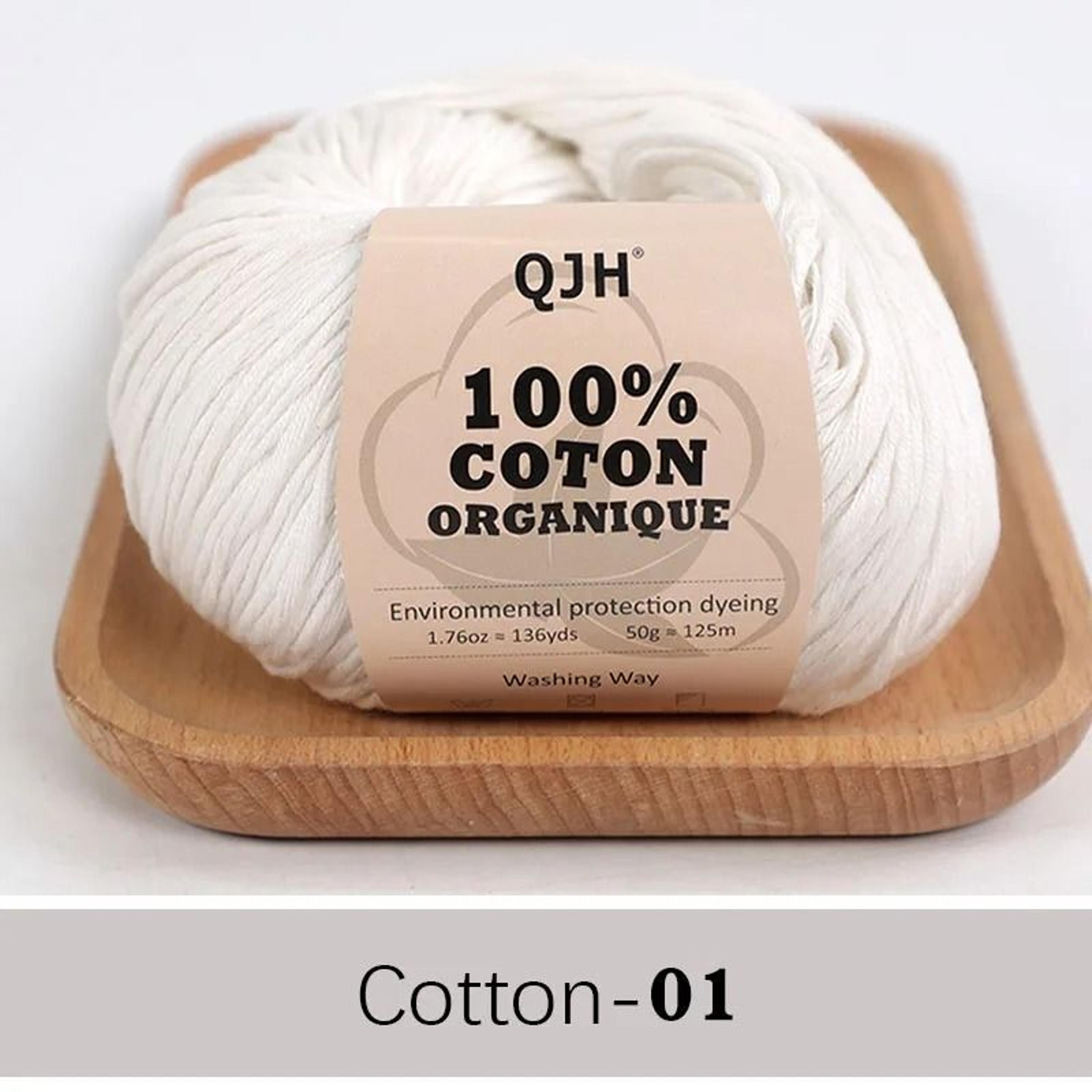 QJH 100 Cotton Sport Weight Yarn Set 6 Balls For Crochet Amigurumi And Baby Knitting 8