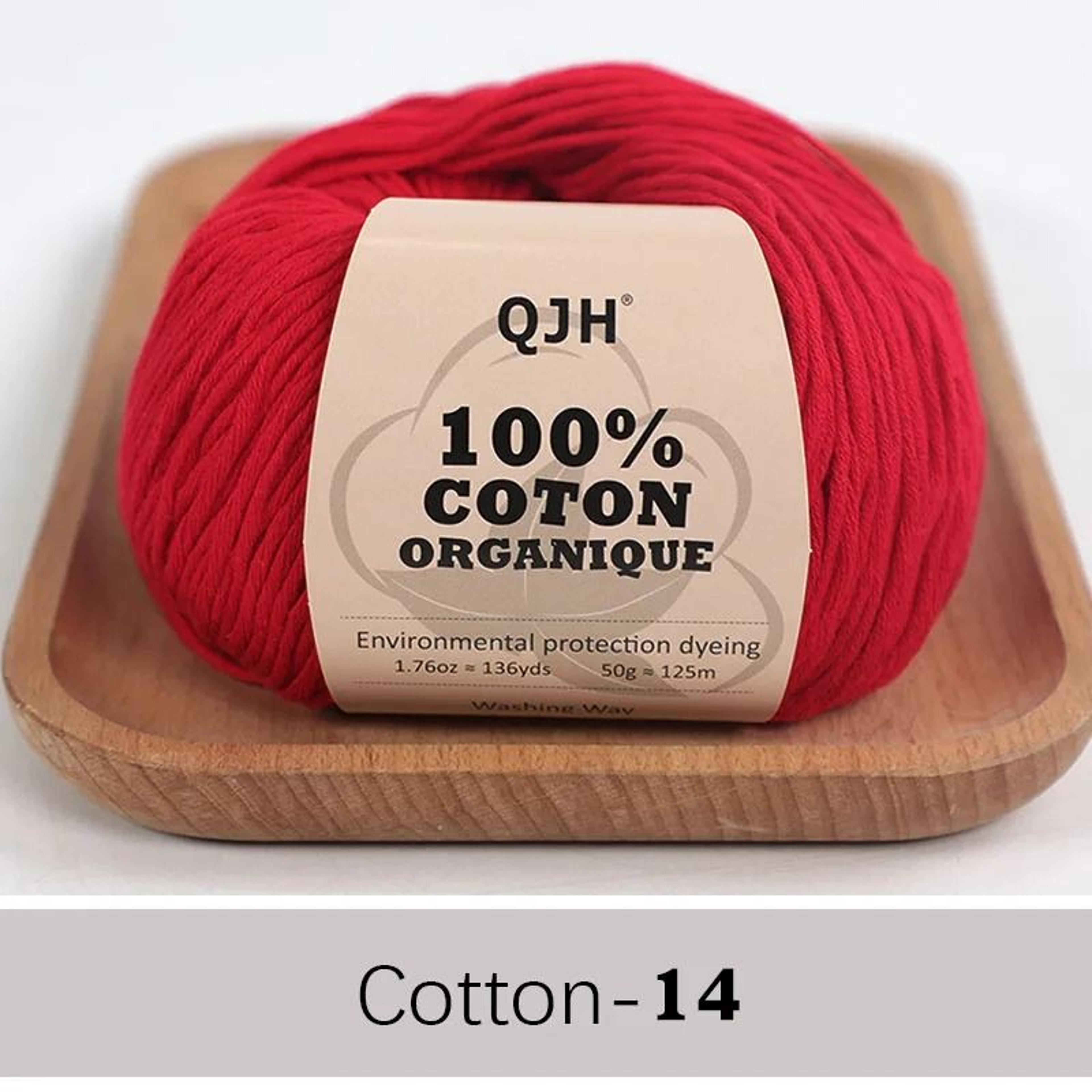 QJH 100 Cotton Sport Weight Yarn Set 6 Balls For Crochet Amigurumi And Baby Knitting 20