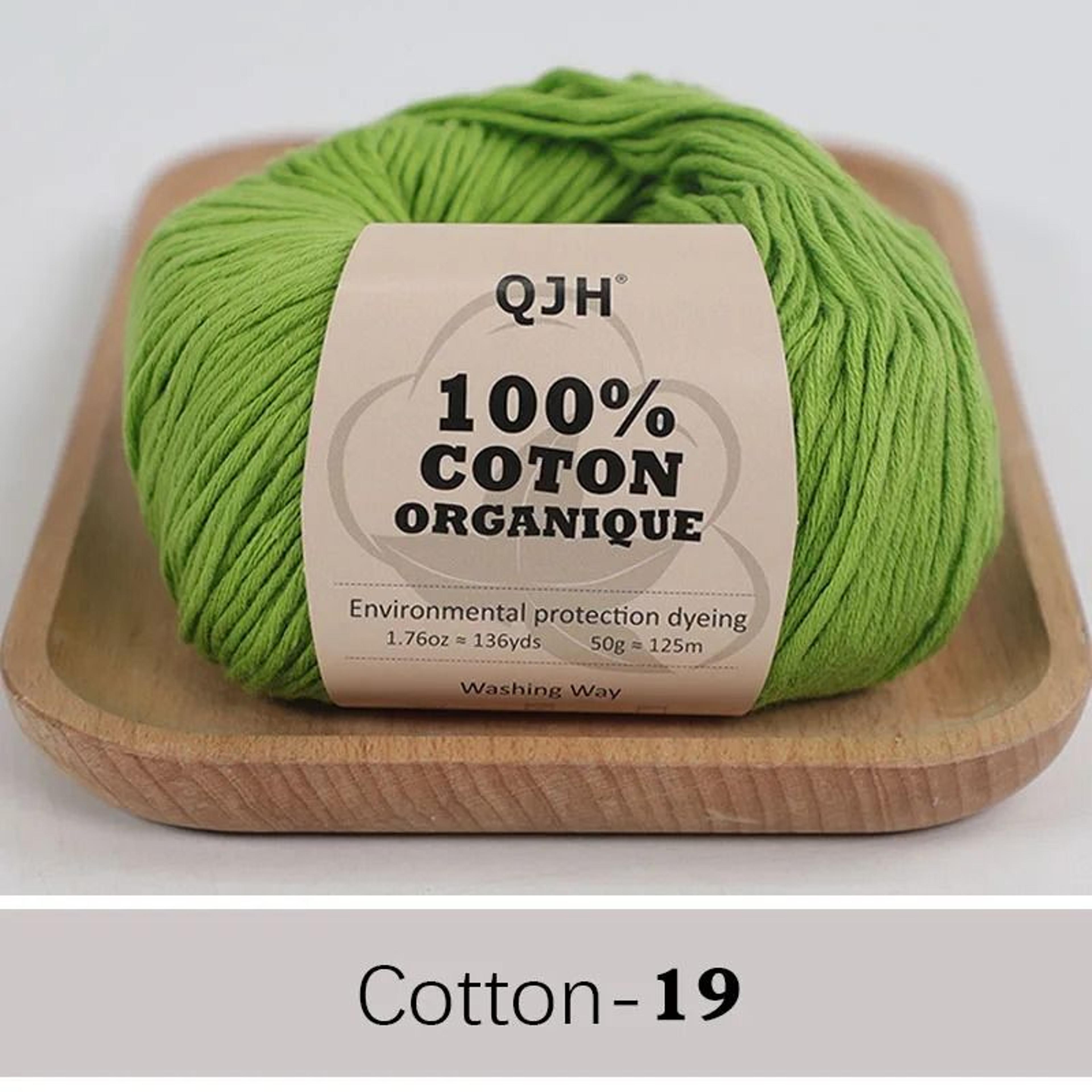 QJH 100 Cotton Sport Weight Yarn Set 6 Balls For Crochet Amigurumi And Baby Knitting 25