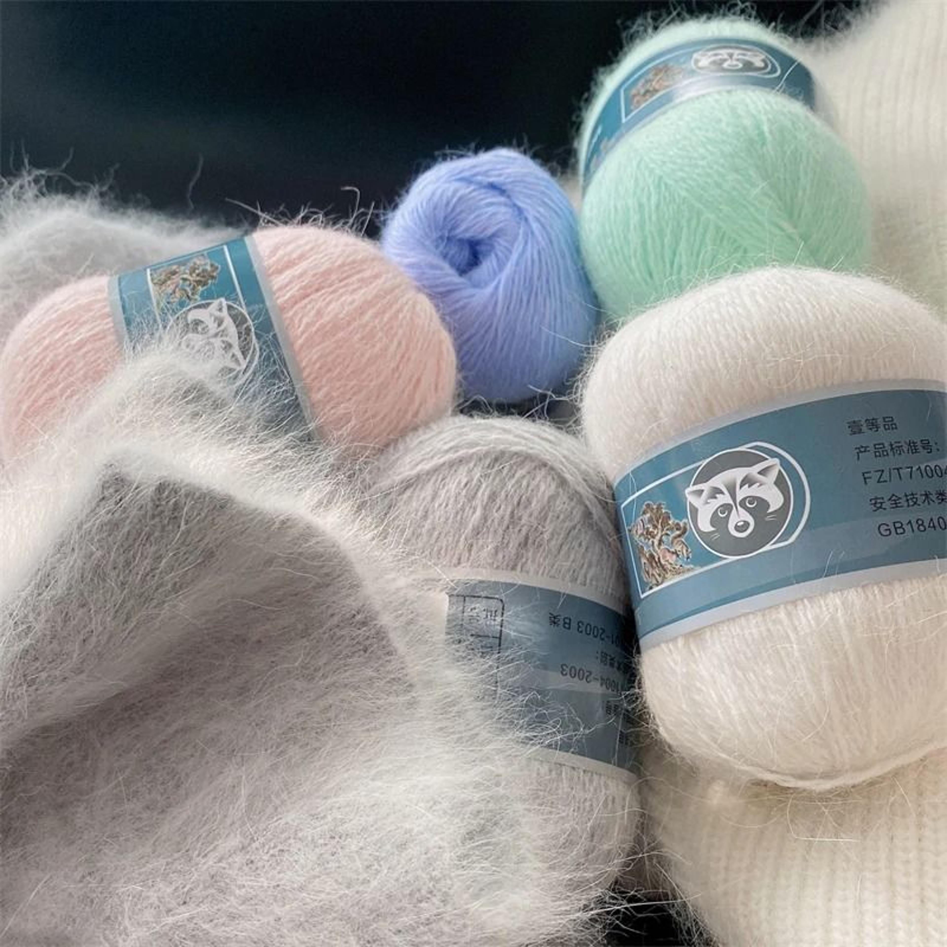 Luxury Plush Mink Style Knitting Yarn Set 5 Pieces For Cozy Sweaters Scarves And Winter Crafts 1