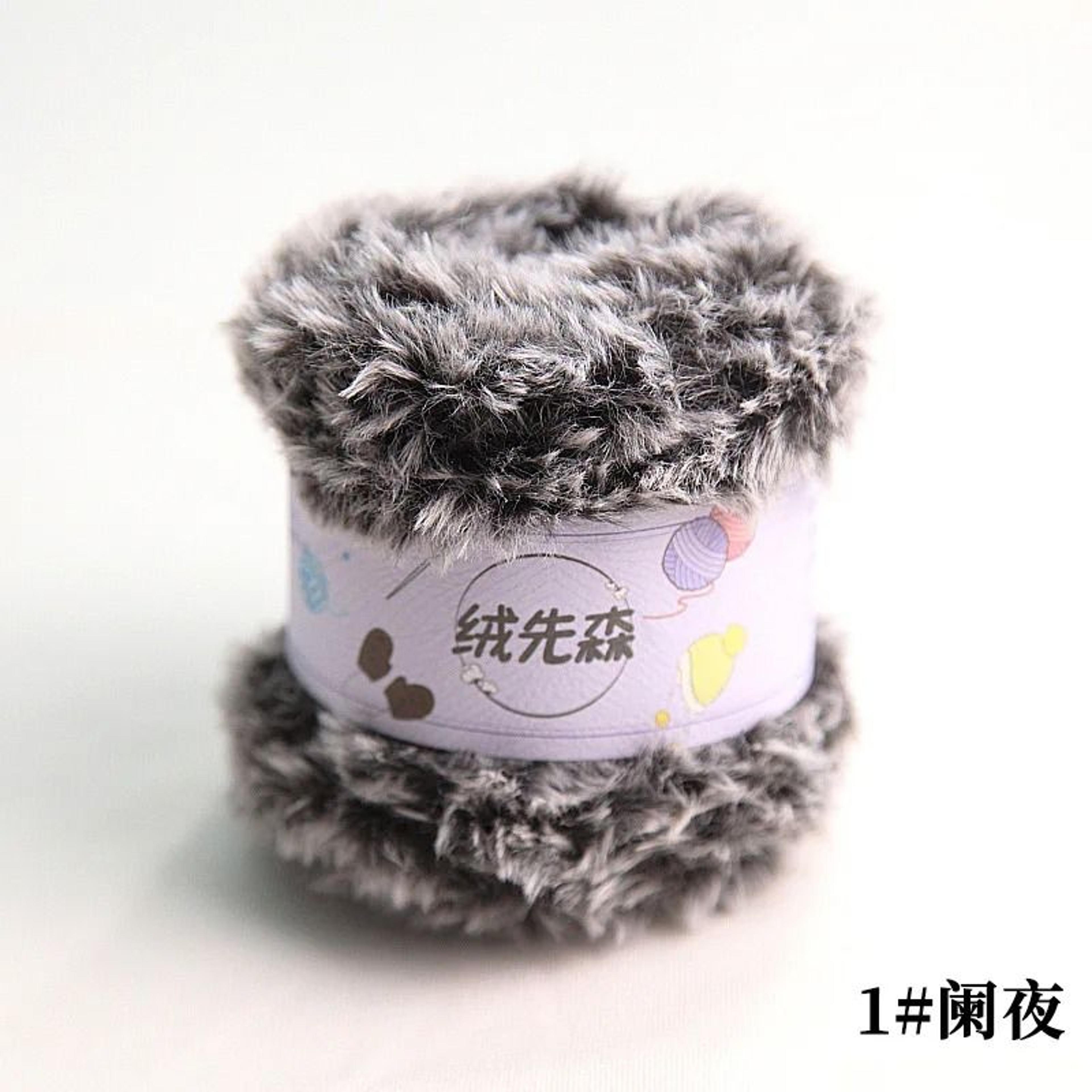 Luxury Faux Mink Fur Yarn 50g 35 Yards For Knitting Crochet And Cozy Winter Crafts 8