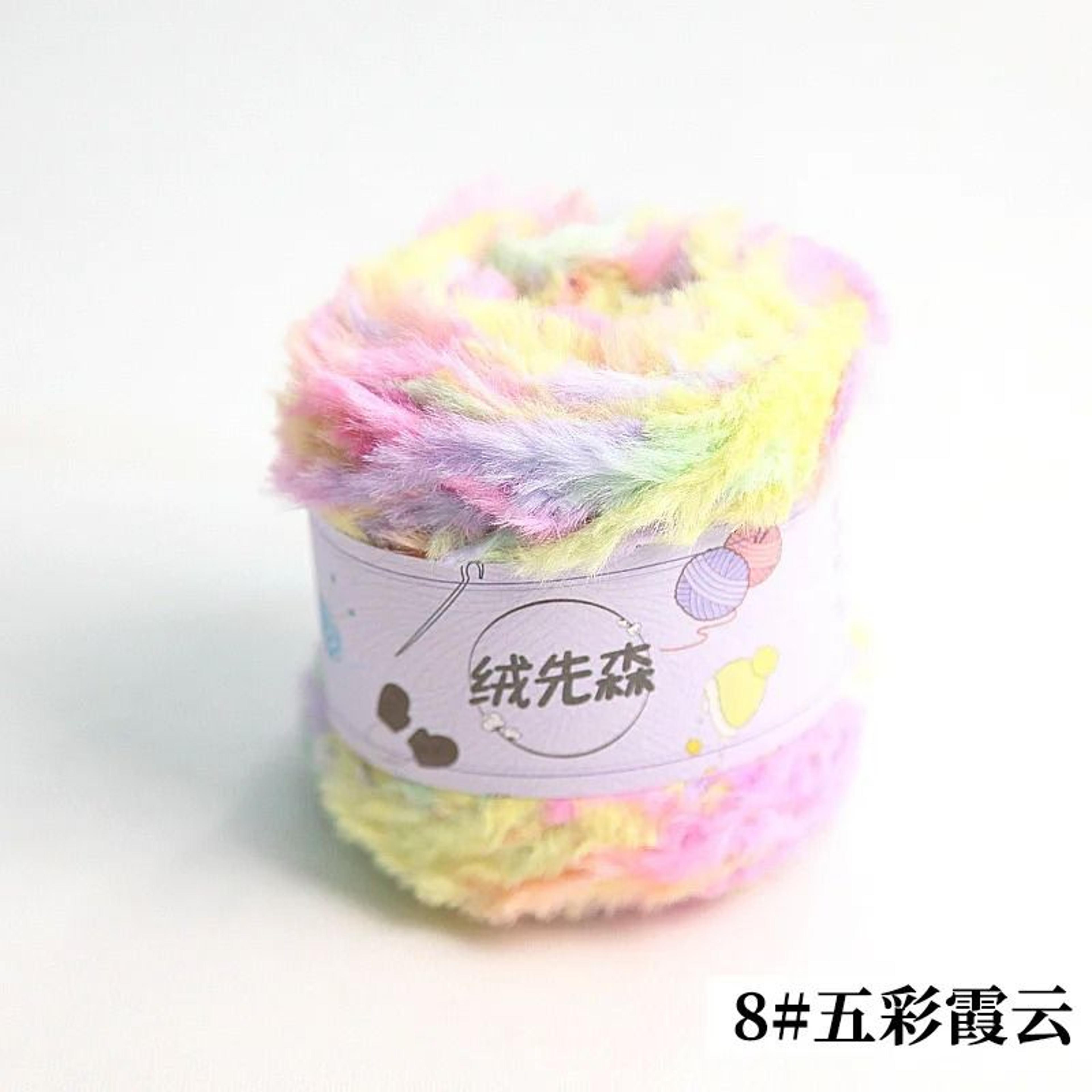 Luxury Faux Mink Fur Yarn 50g 35 Yards For Knitting Crochet And Cozy Winter Crafts 15