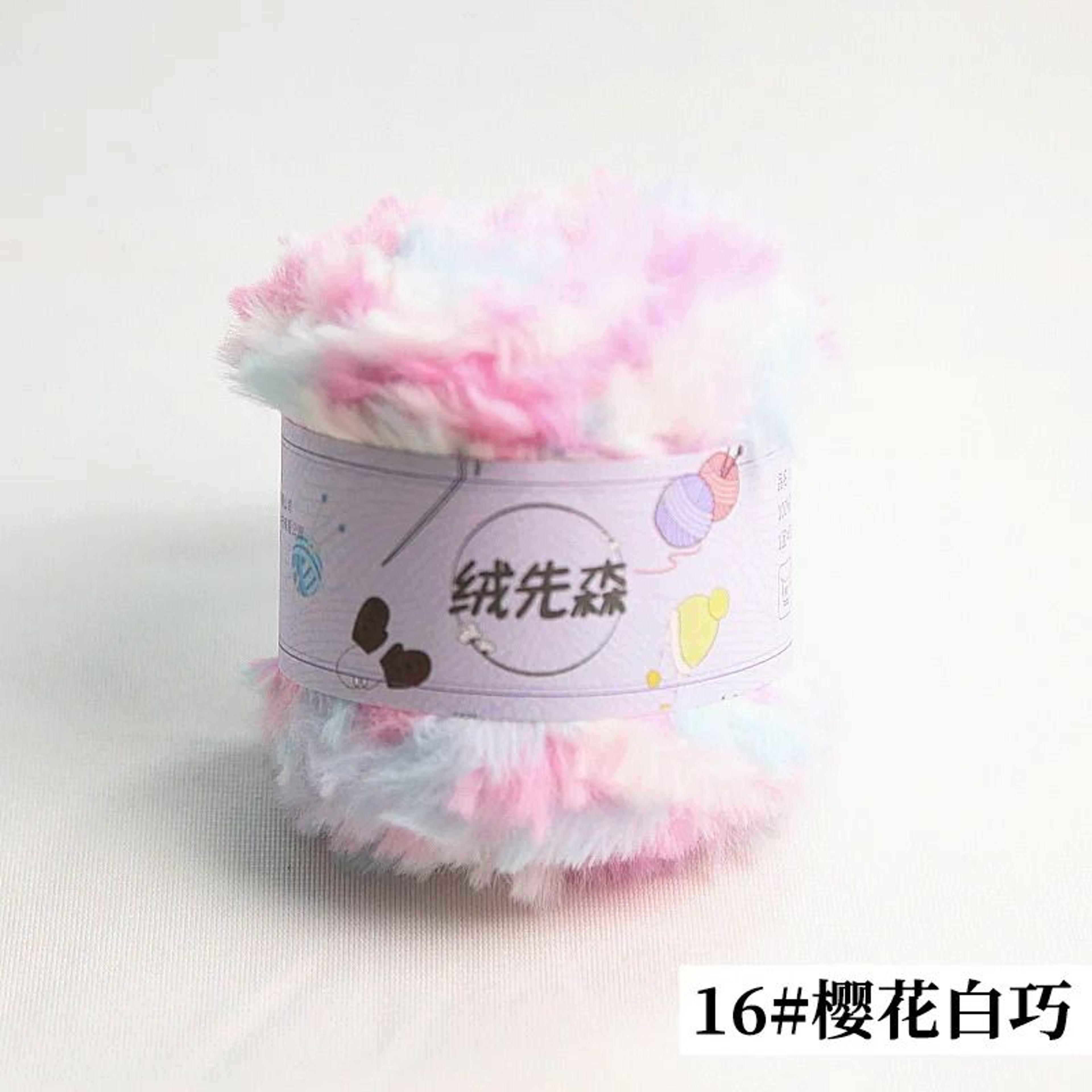 Luxury Faux Mink Fur Yarn 50g 35 Yards For Knitting Crochet And Cozy Winter Crafts 21